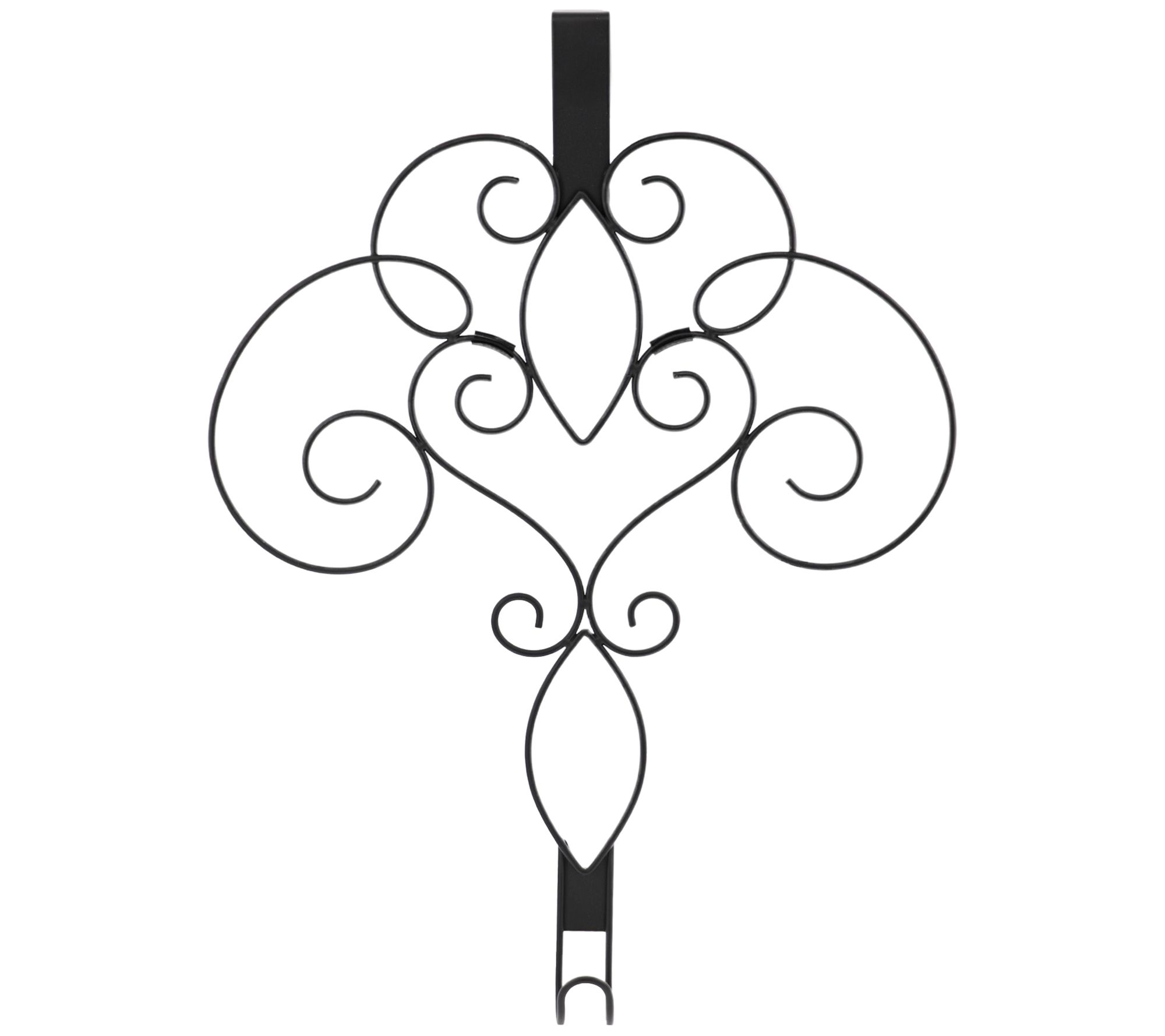 Haute Decor Scrollwork Wreath Hangerw/ Full Scoll