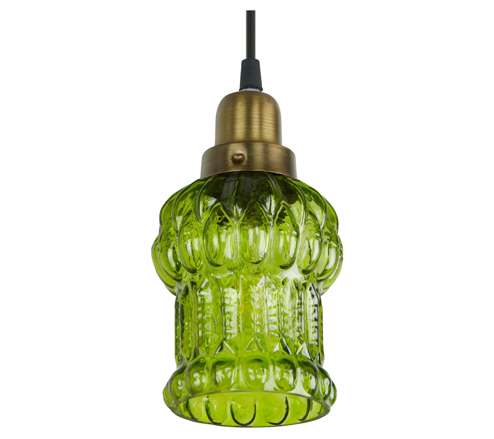 River of Goods 4.5"W Glass Glam Pendant