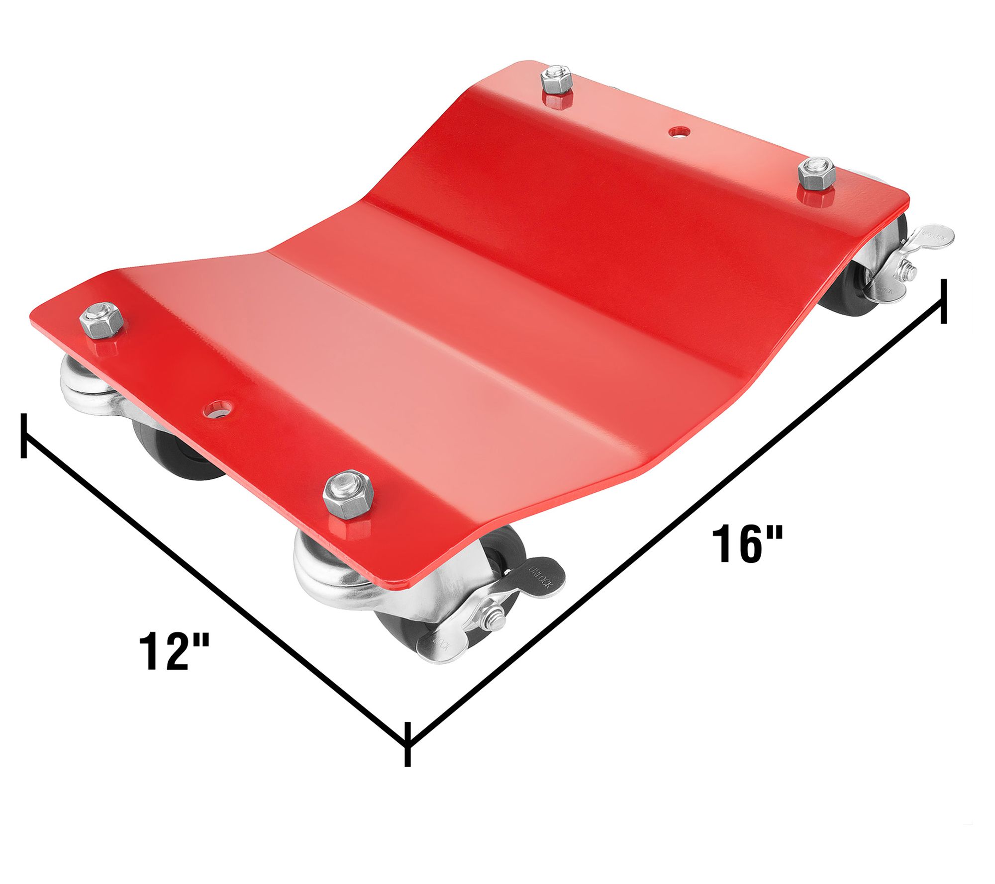 Stalwart Set of 4 Under Vehicle Tire Skates