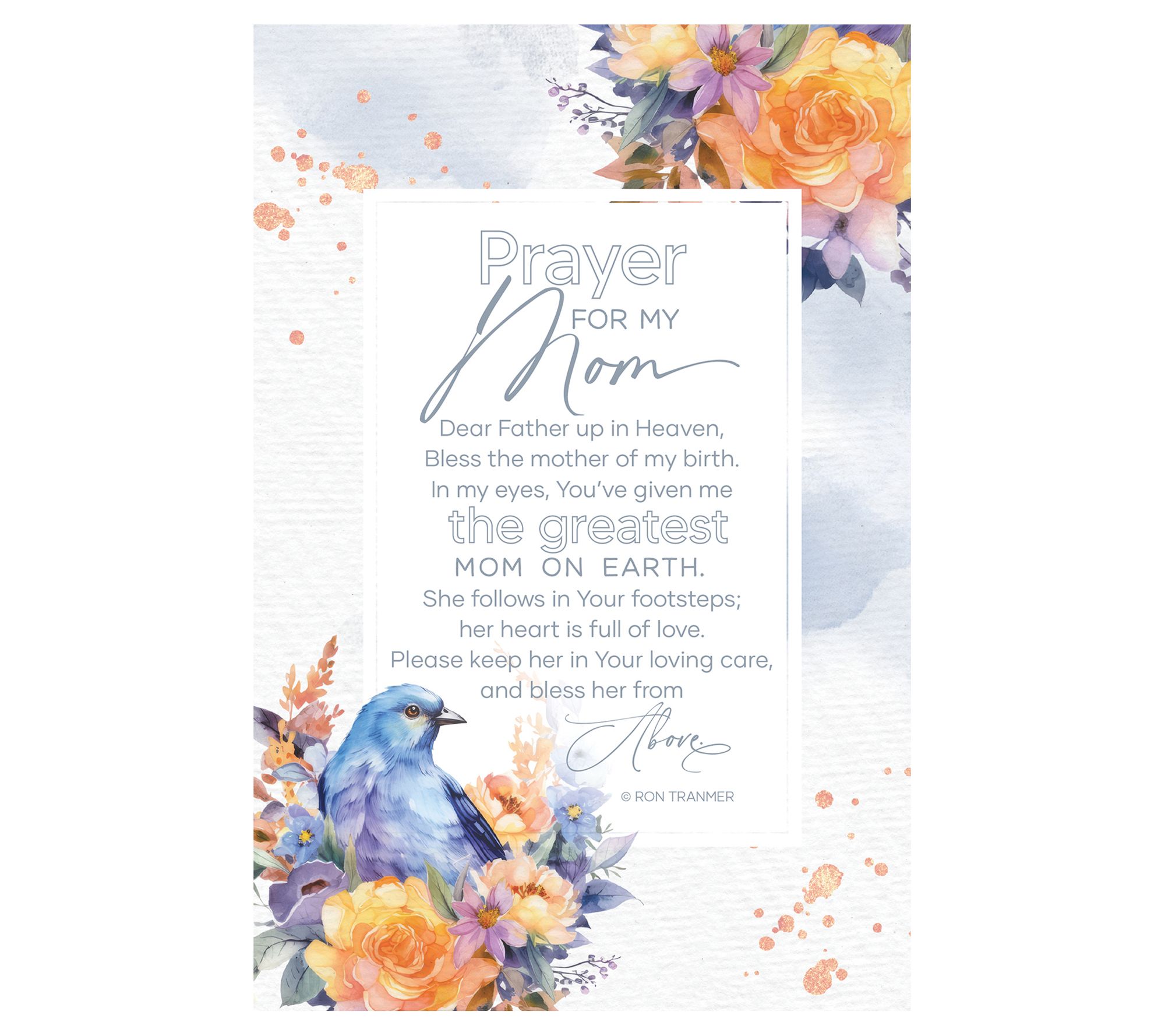 Dexsa Prayer For My Mom Wood Plaque with Easeland Hook