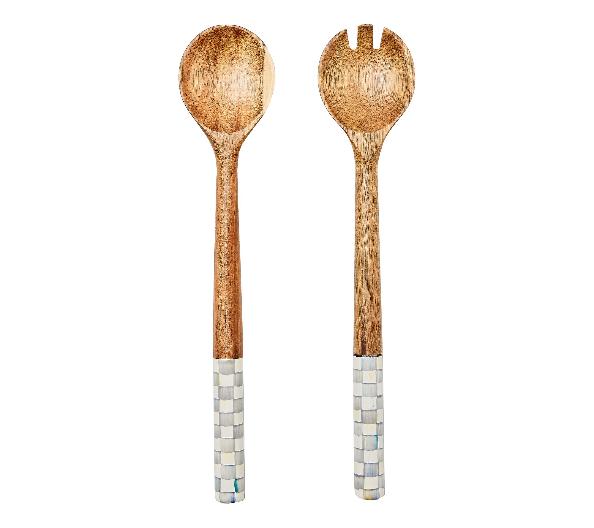 MacKenzie- Childs Wooden Salad Servers