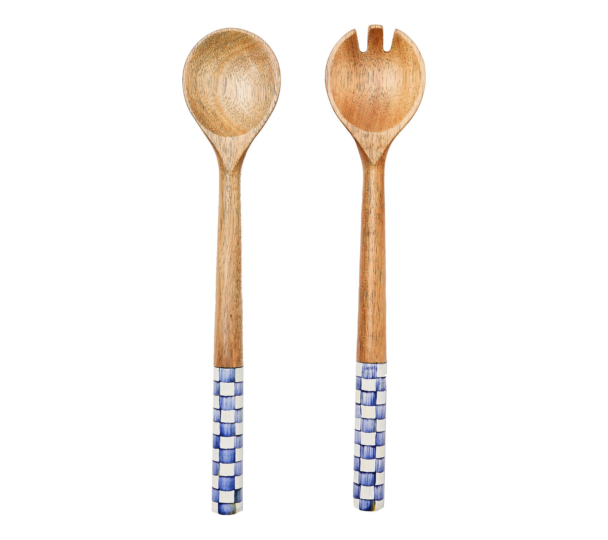 MacKenzie- Childs Wooden Salad Servers