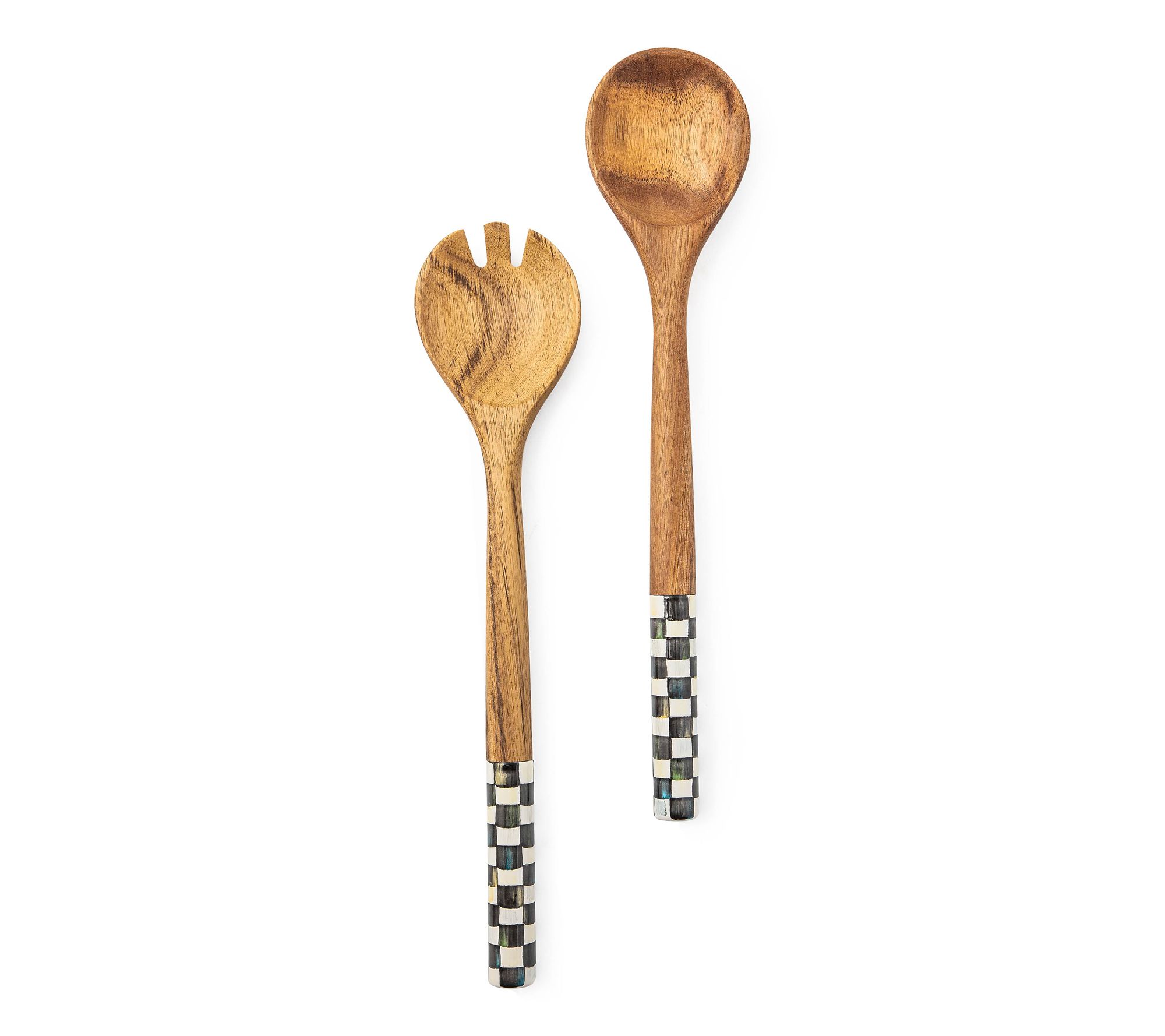 MacKenzie- Childs Wooden Salad Servers