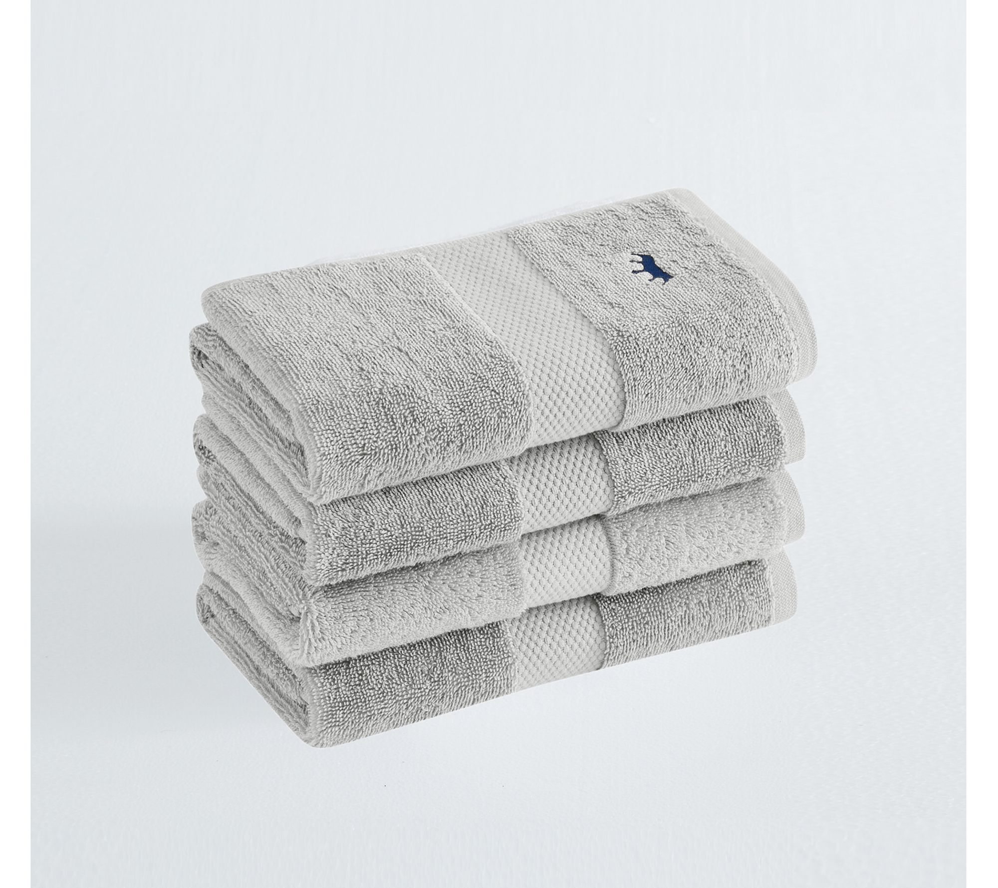 Royal Velvet Turkish Cotton 4 Pack Hand Towel Set QVC