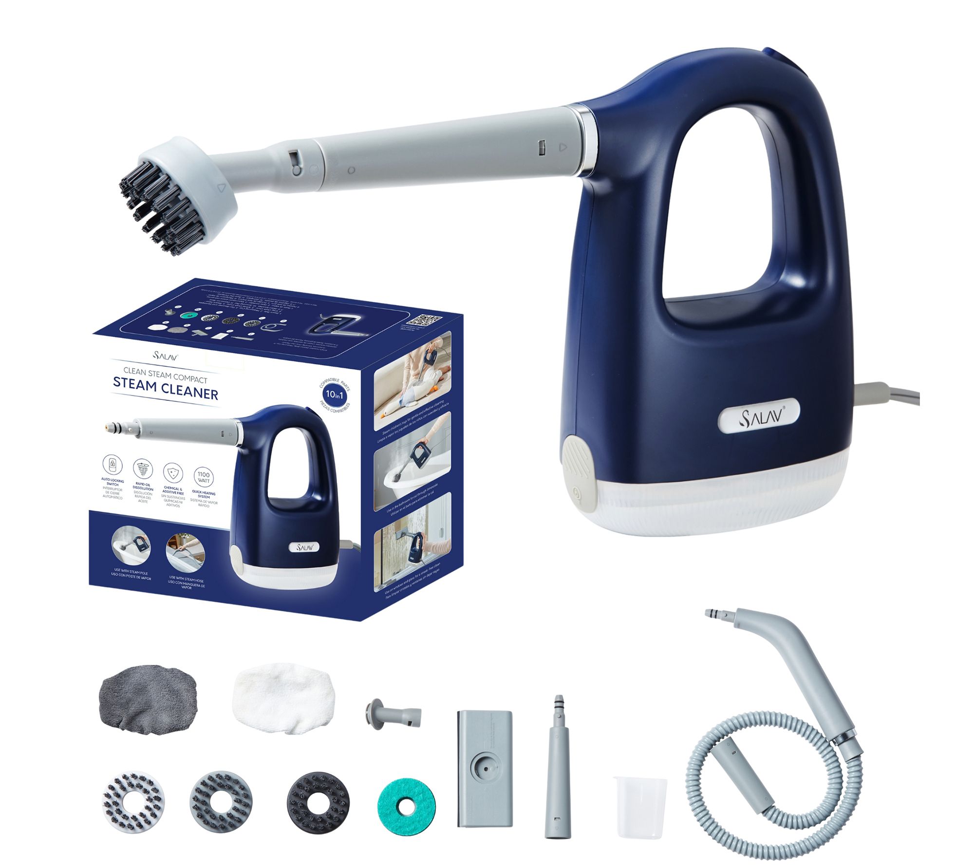 SALAV CS-100 CleanSteam Compact Steam Cleaner