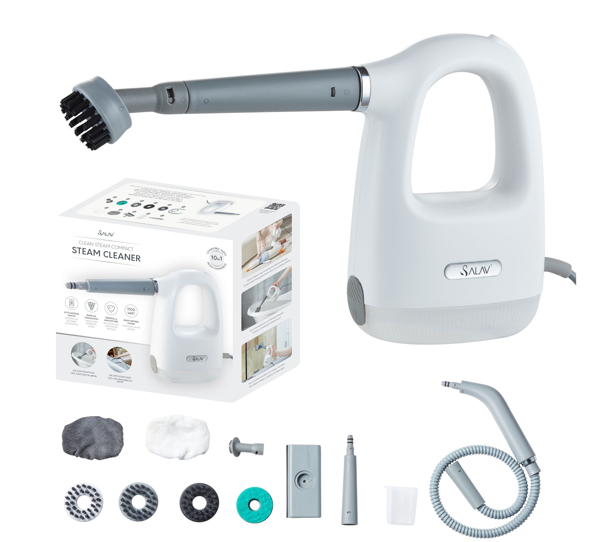 SALAV CS-100 CleanSteam Compact Steam Cleaner
