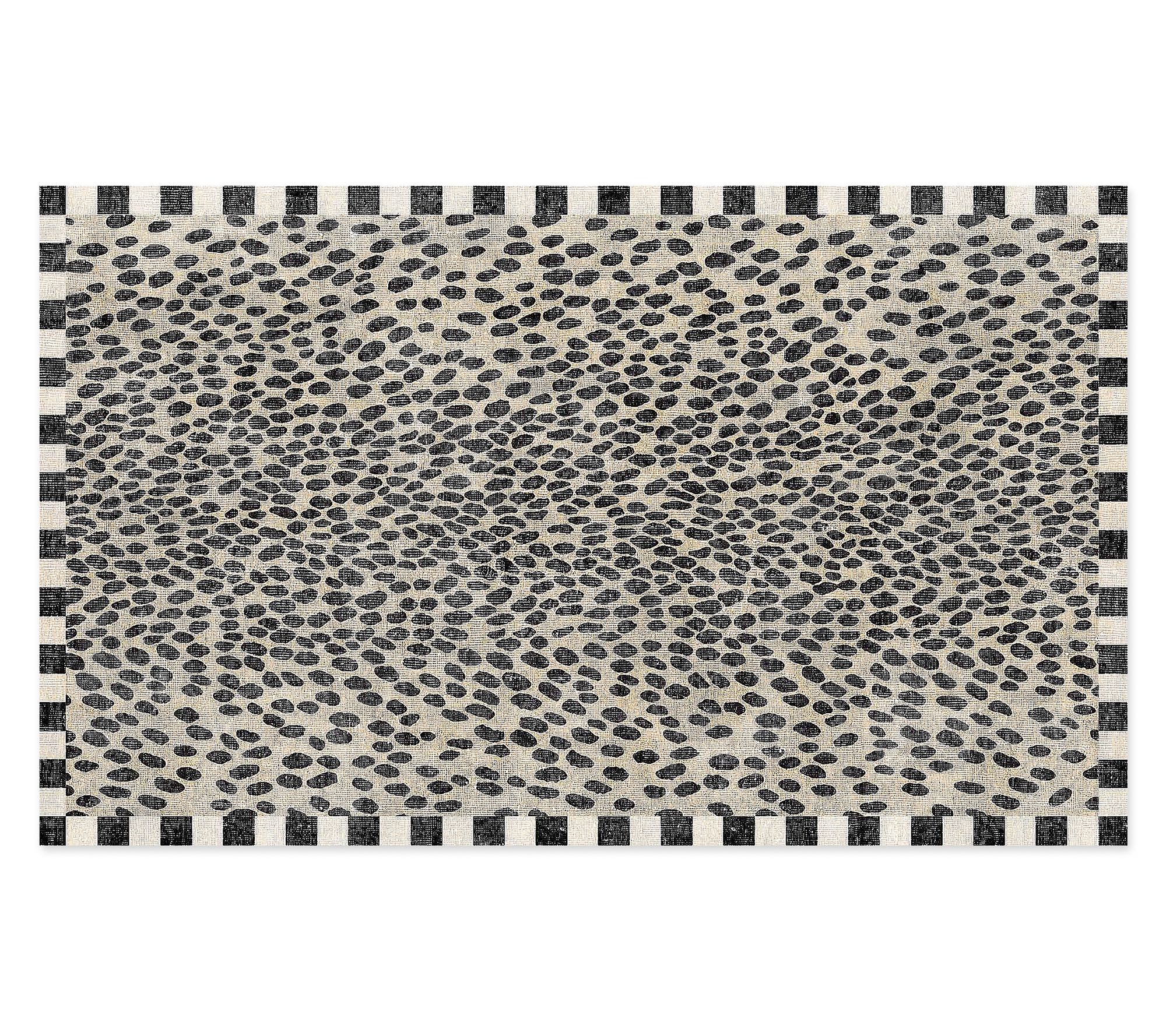 MacKenzie-Childs Snow Leopard 2' x 3' WashableRug