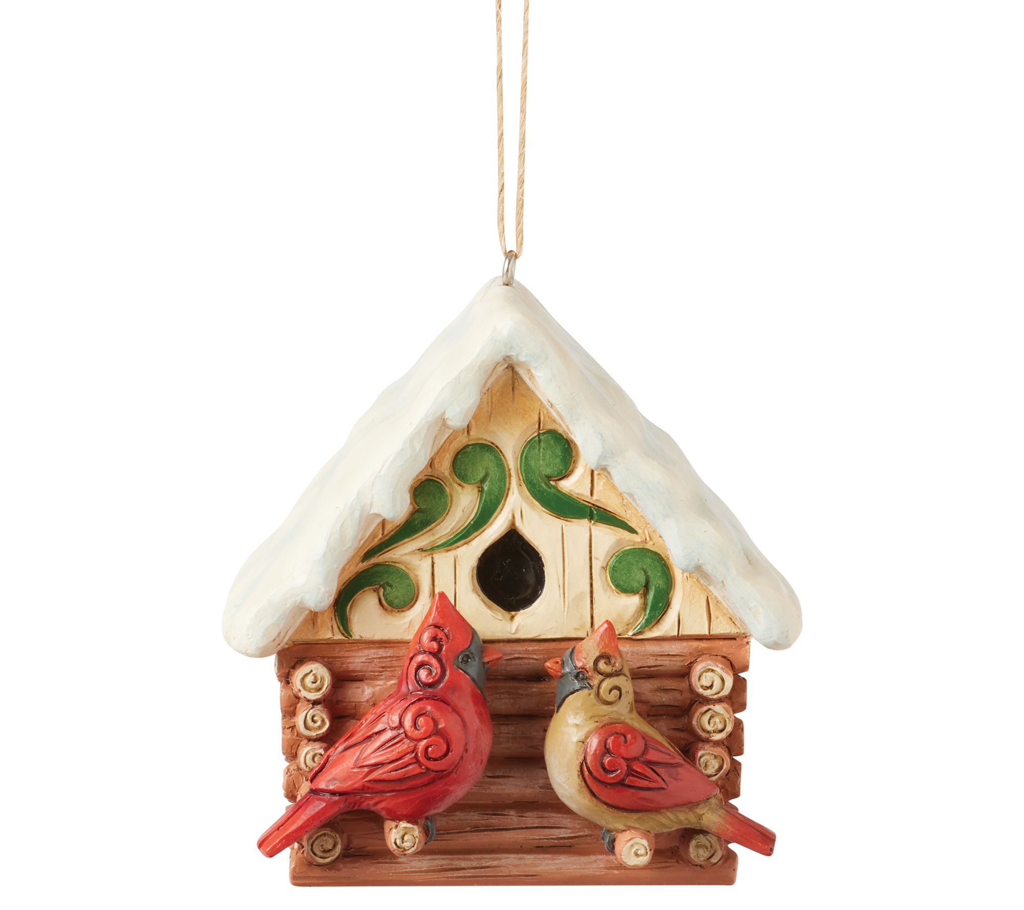 Jim Shore Heartwood Creek Christmas at the Lodge Cabin 3.15in