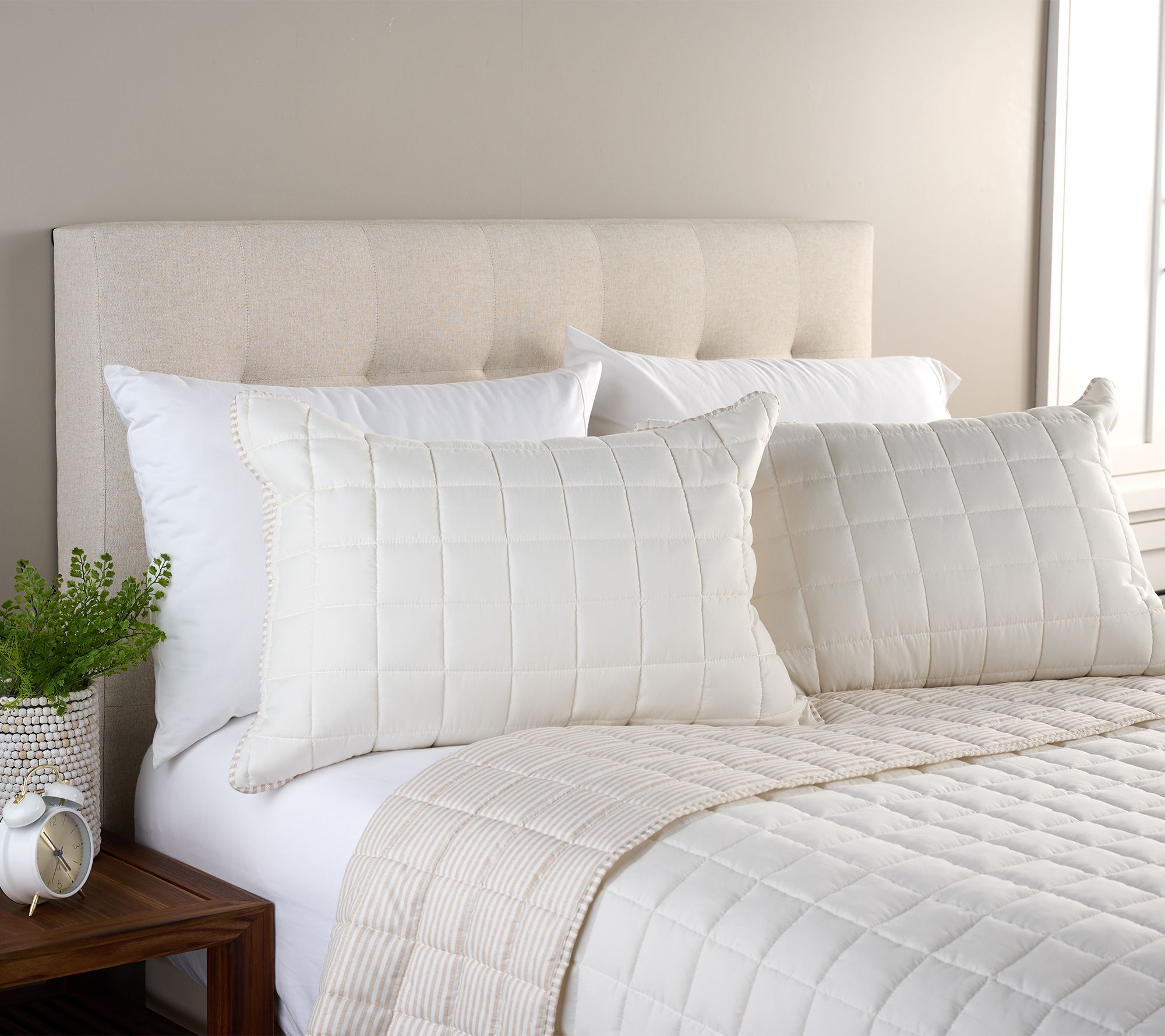 "As Is" Home Reflections Reversible Quilt & Sham Set - King