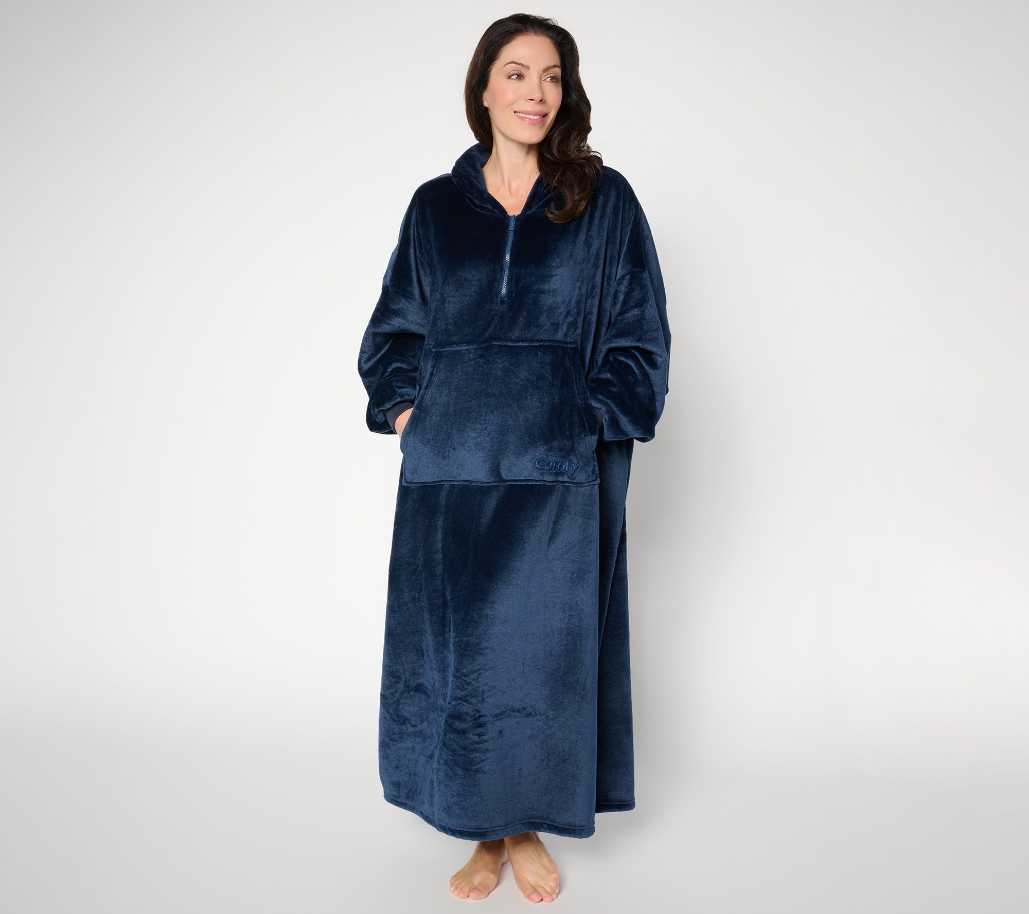The Comfy Dream Long Quarter Zip Wearable Blanket