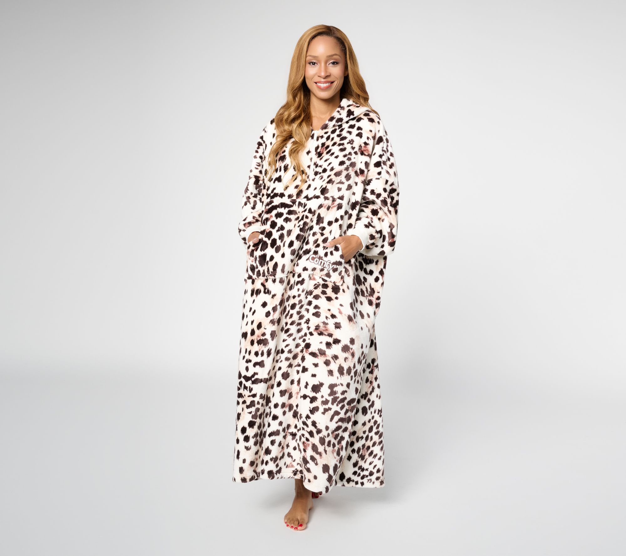 The Comfy Dream Long Quarter Zip Wearable Blanket