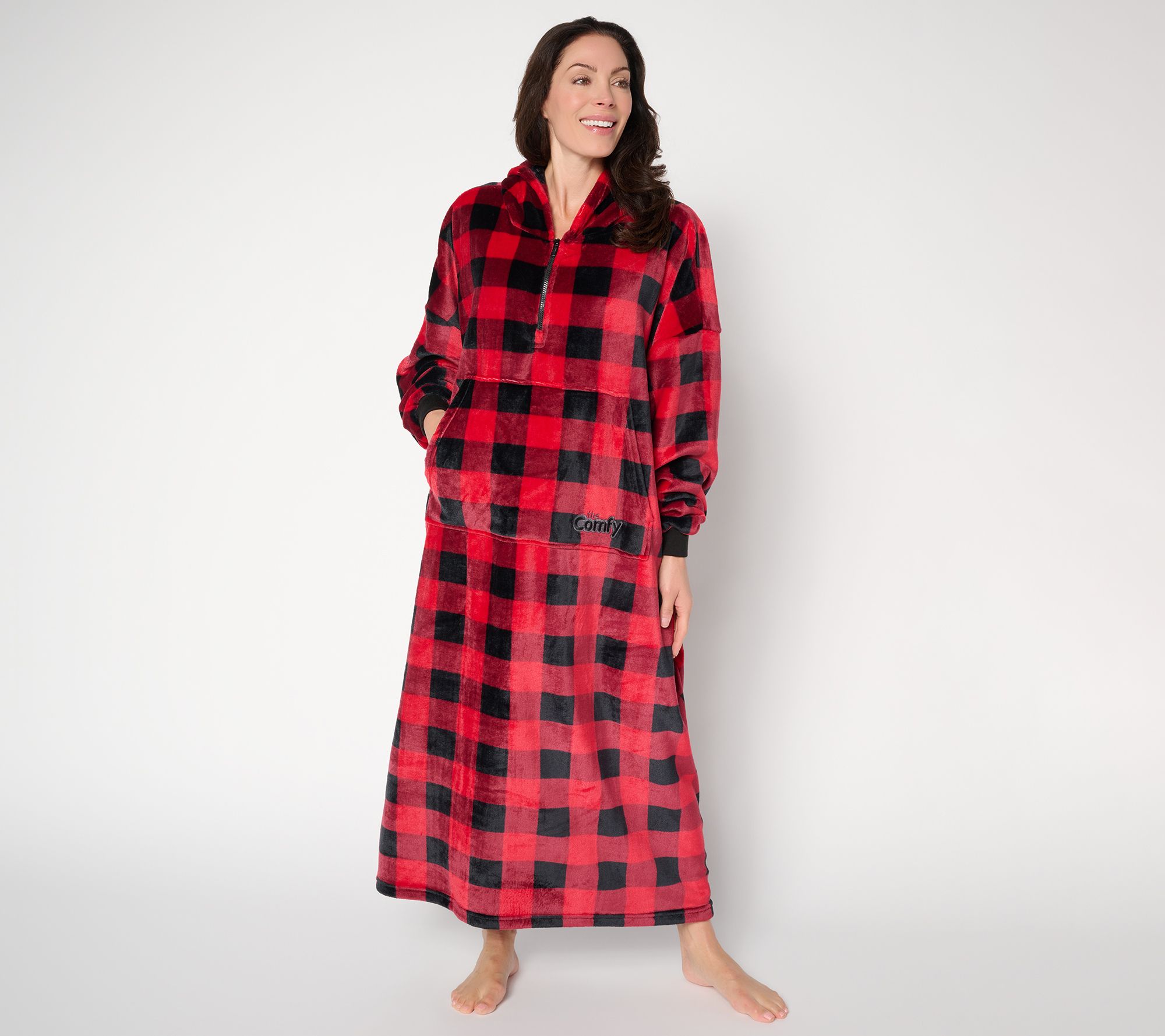The Comfy Dream Long Quarter Zip Wearable Blanket