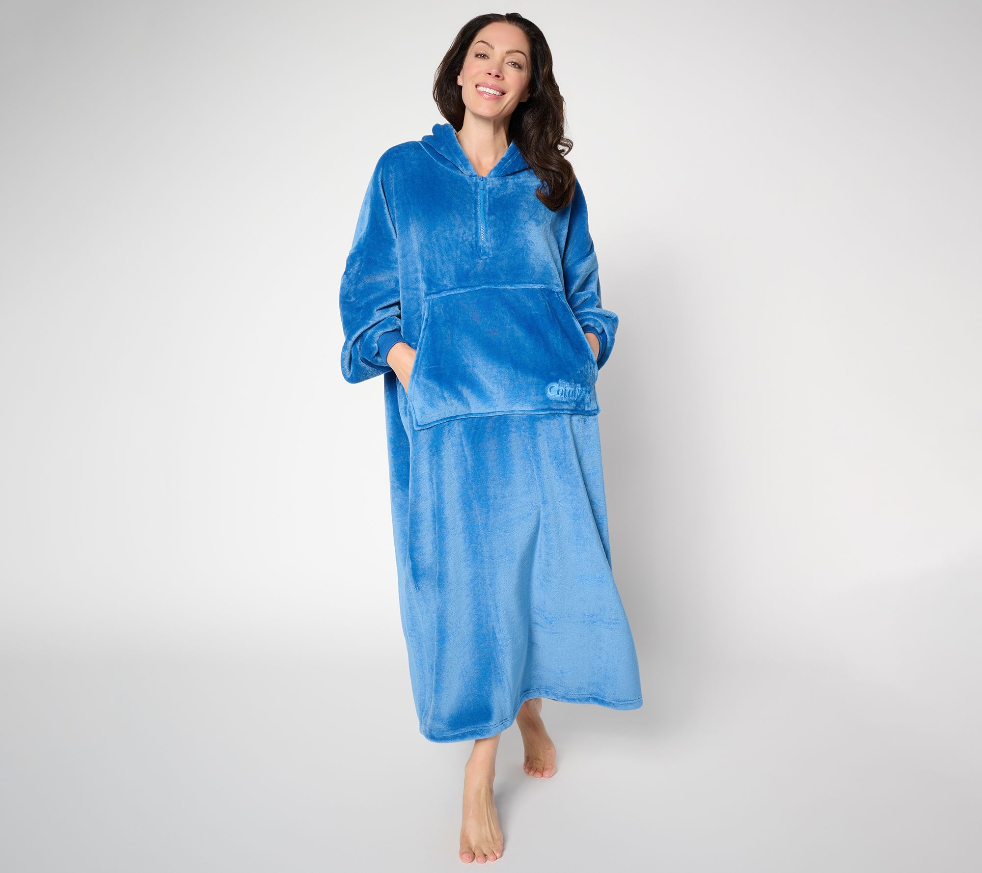 The Comfy Dream Long Quarter Zip Wearable Blanket