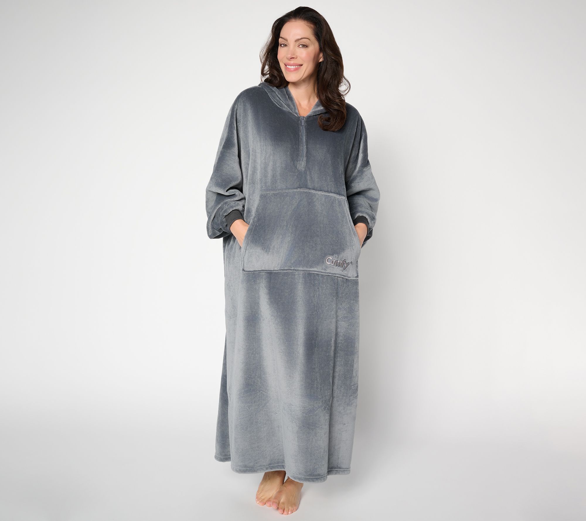 The Comfy Dream Long Quarter Zip Wearable Blanket