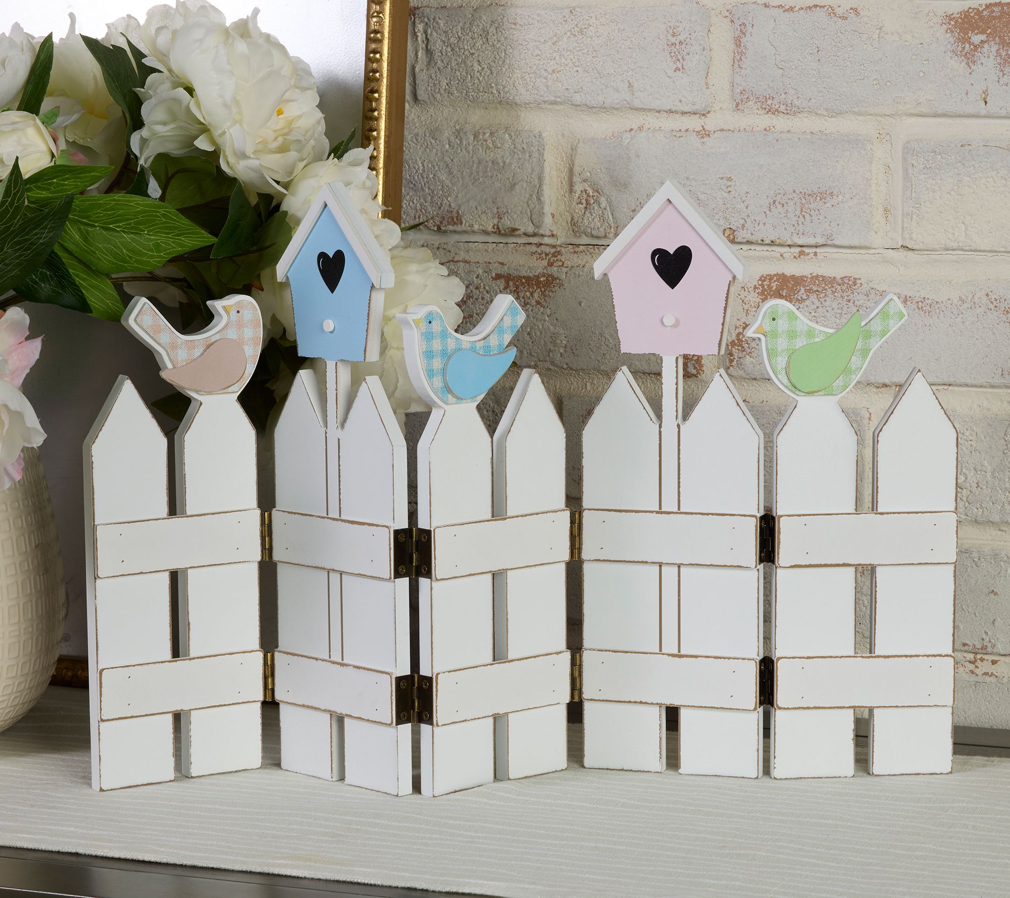 Birdhouse 5-Section Decorative Screen by Valerie