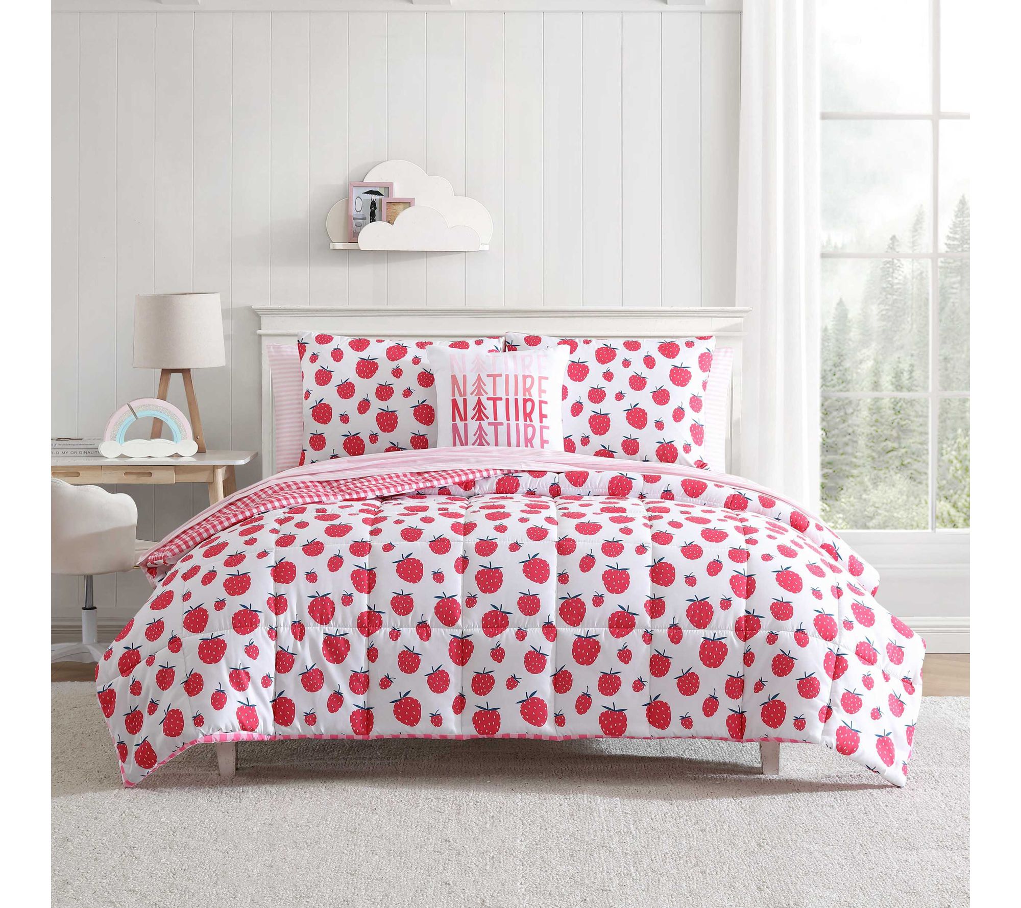 Eddie Bauer Strawberry Field Twin Comforter Set