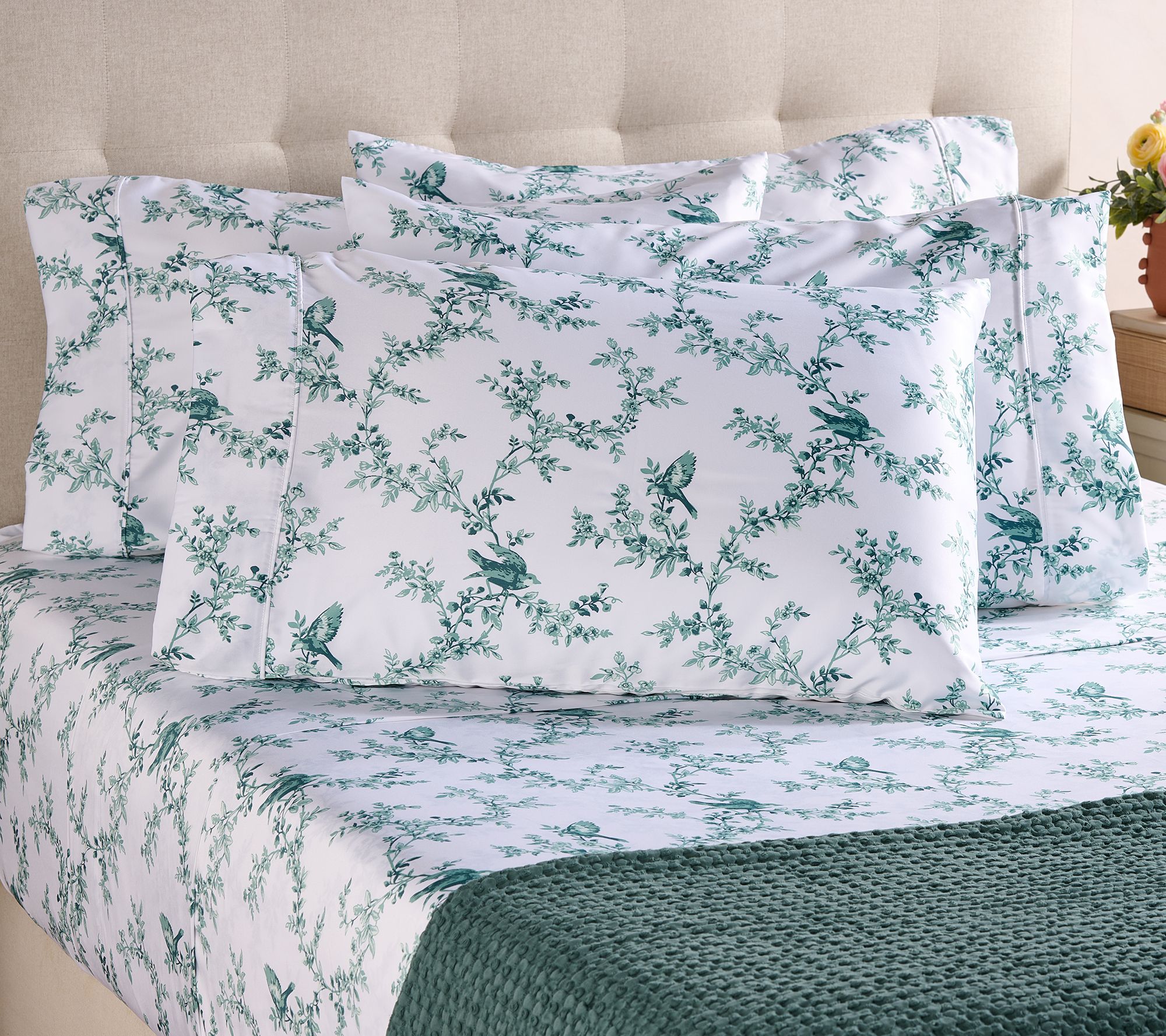 Rayon Made from Bamboo Blend Stay Tuck Sheet Set by Kim Gravel