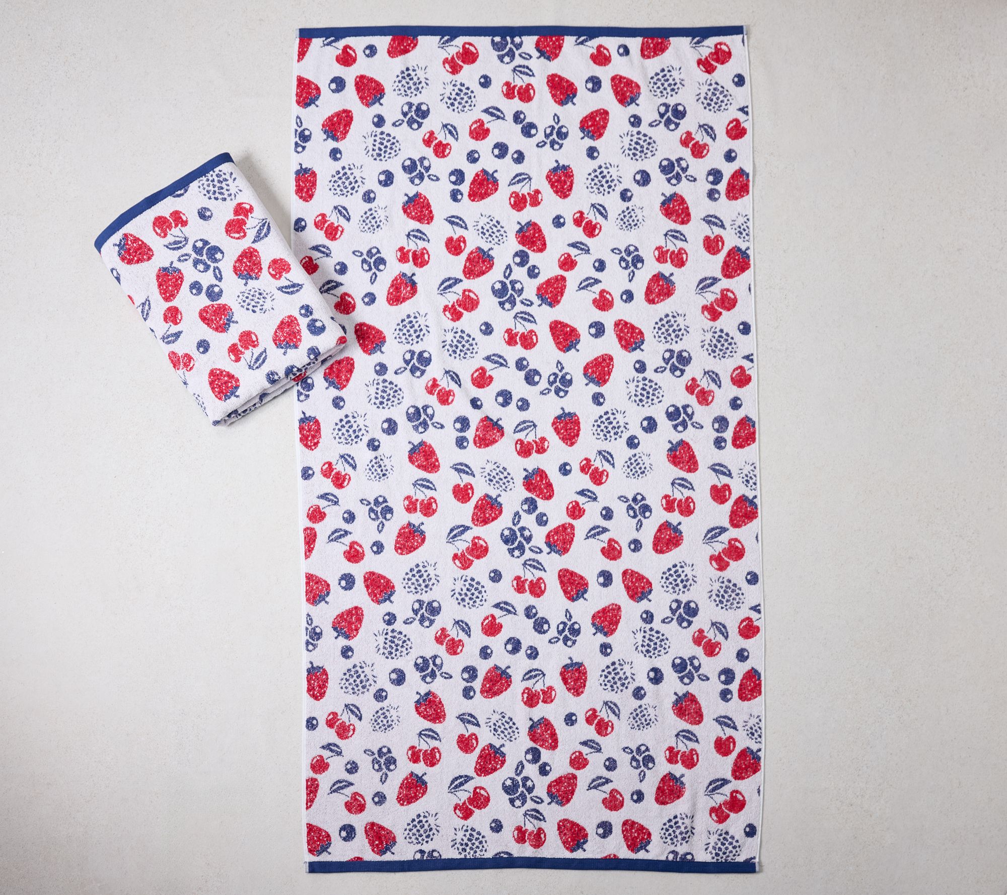 Home Reflections Set of 2 Americana Beach Towels