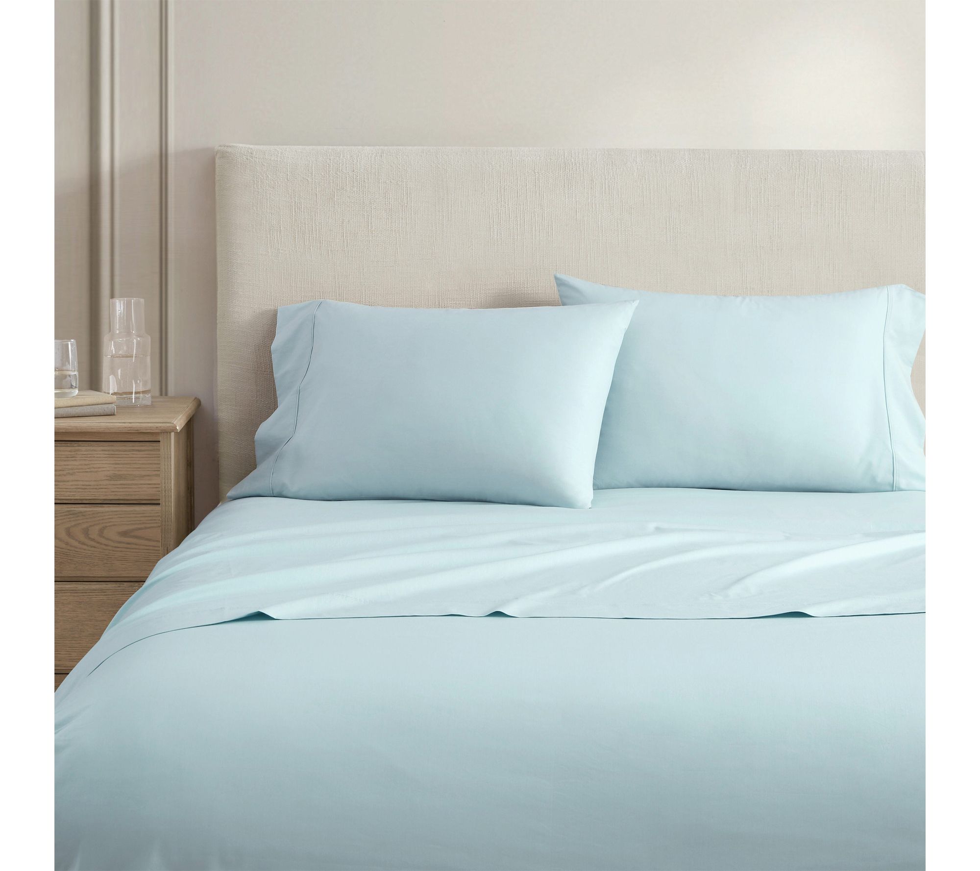 Martha Stewart Skylands Blue Cotton Twin SheetSet