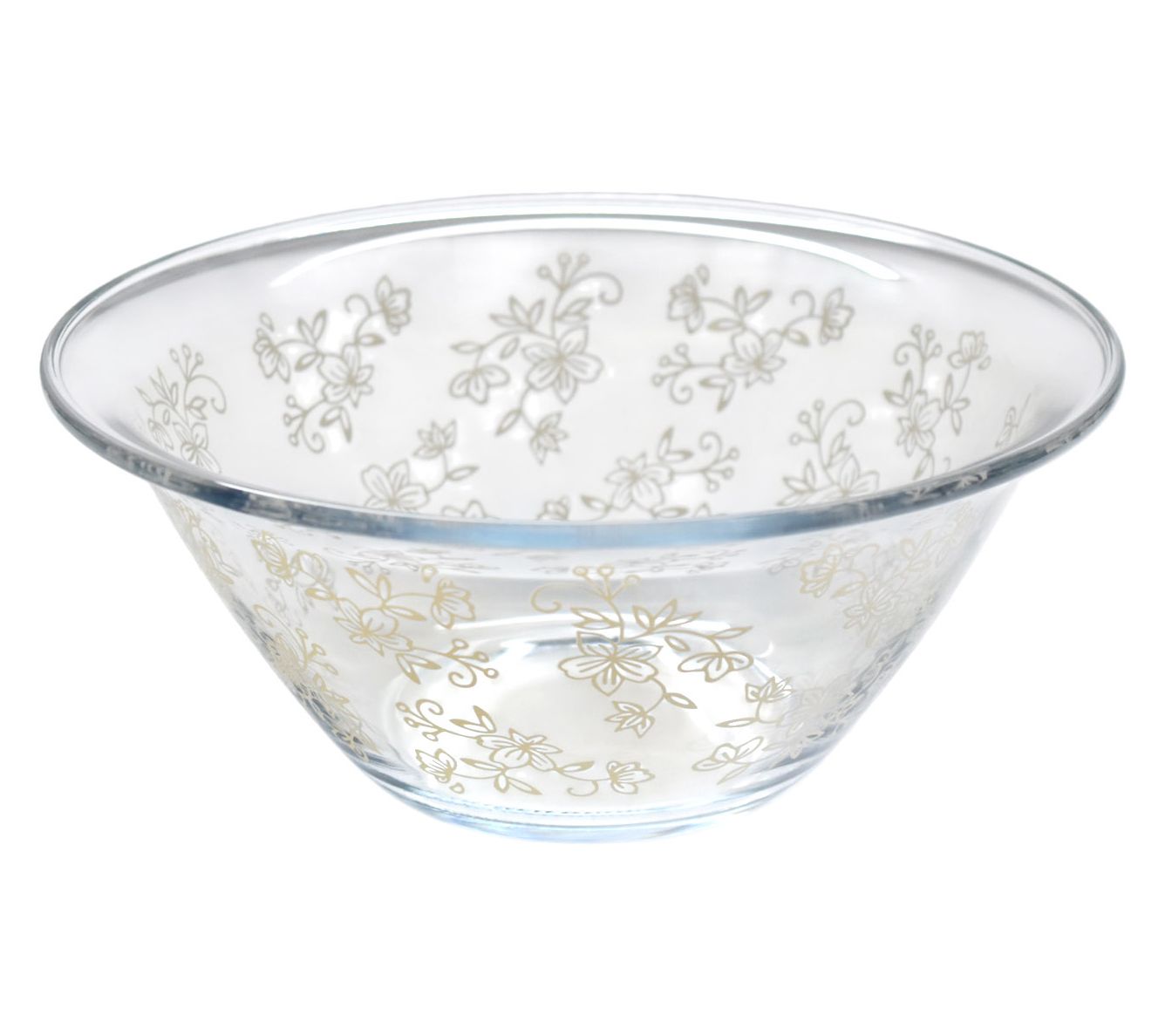 Temp-tations 4-qt Glass Serving Bowl