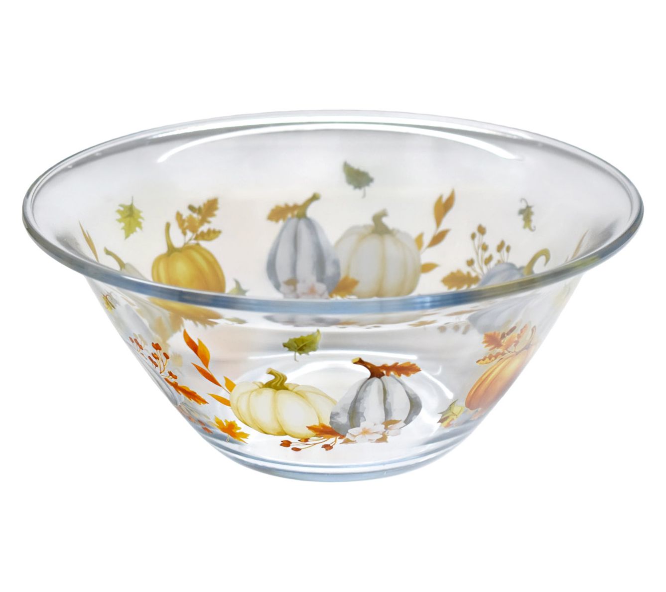 Temp-tations 4-qt Glass Serving Bowl