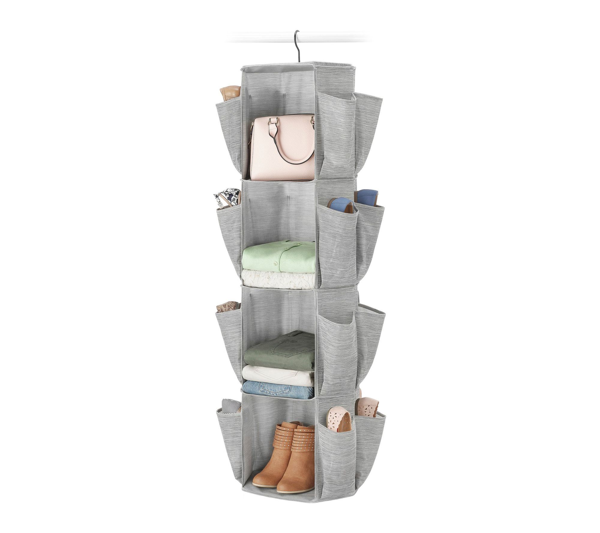 Whitmor Rotating 5 -Shelf Hanging Closet Organizer