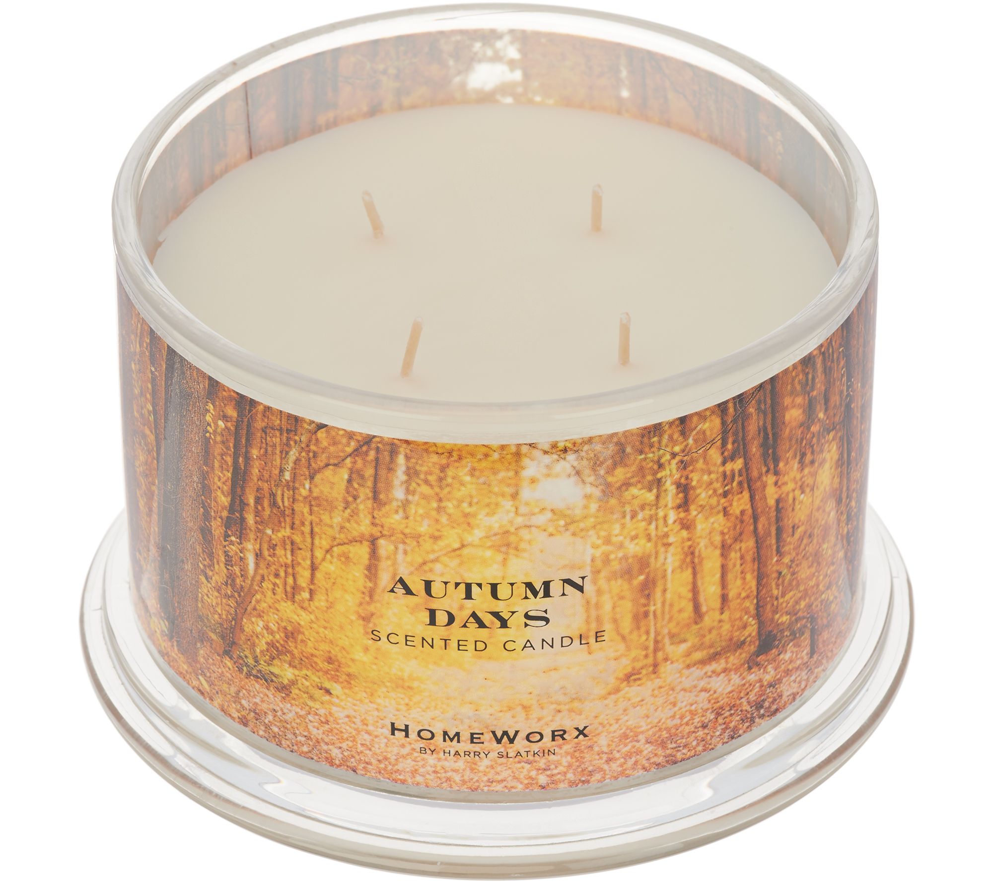 HomeWorx by Harry Slatkin Set of 2 Autumn Days 18oz 4Wick Candles