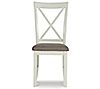 Powell Set of 2 Shaffer Side Chair with X-Back Design