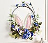 "As Is" Willow Manor 24" LED Bunny Ears Mixed Media Wreath