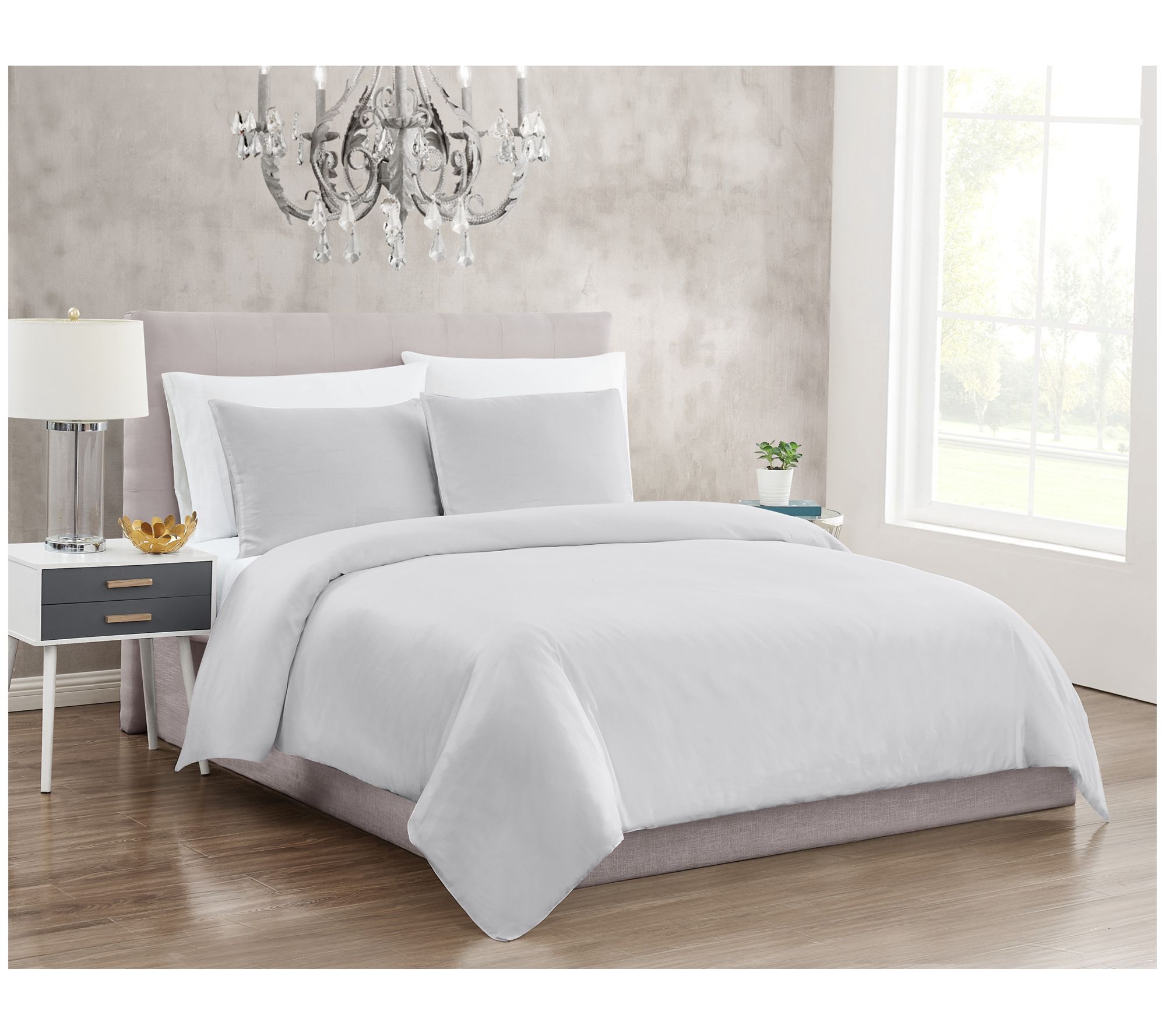 Christian Siriano NY 300TC Cotton Sateen Full/Queen Duvet Set