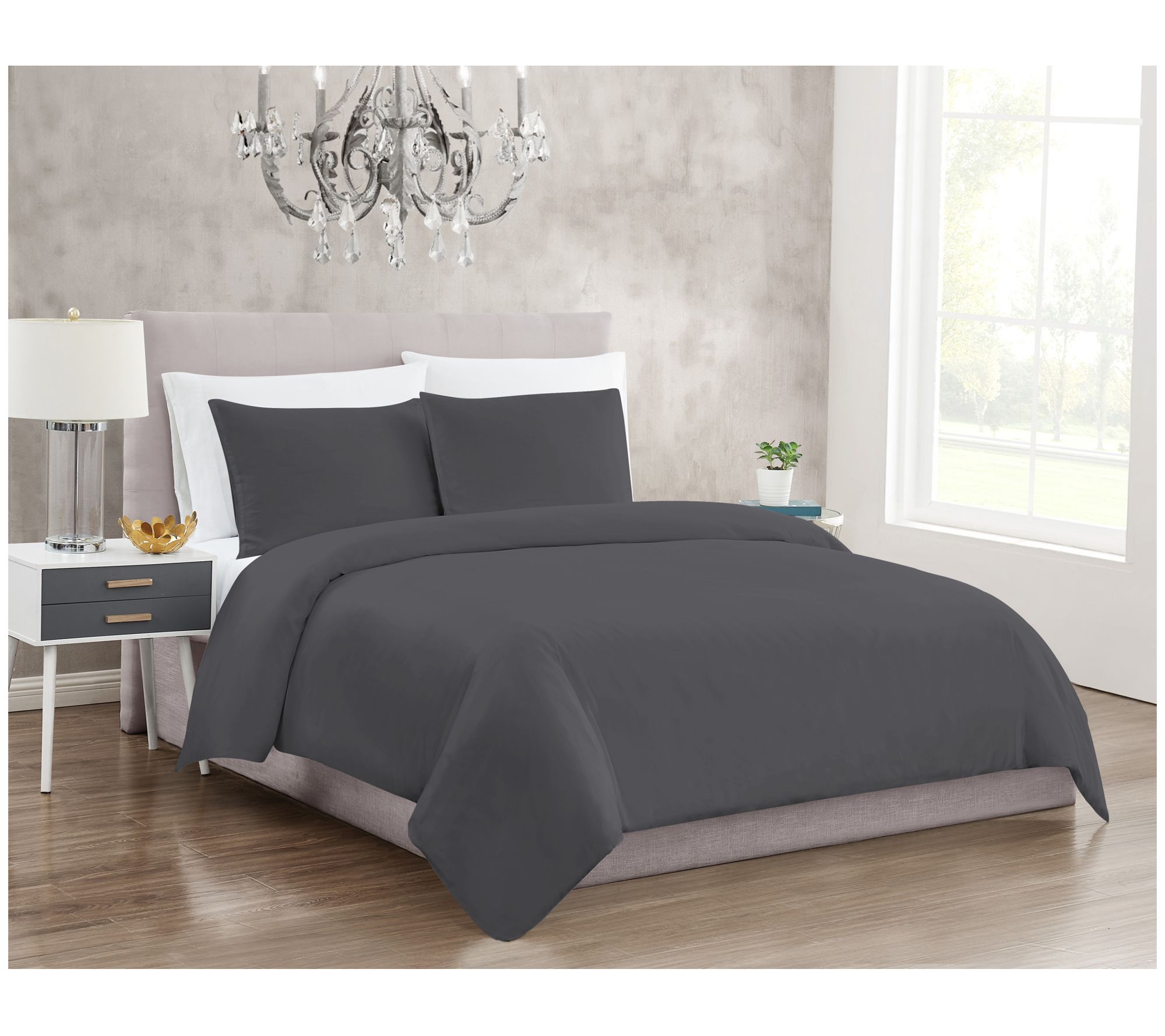 Christian Siriano NY 300TC Cotton Sateen Full/Queen Duvet Set