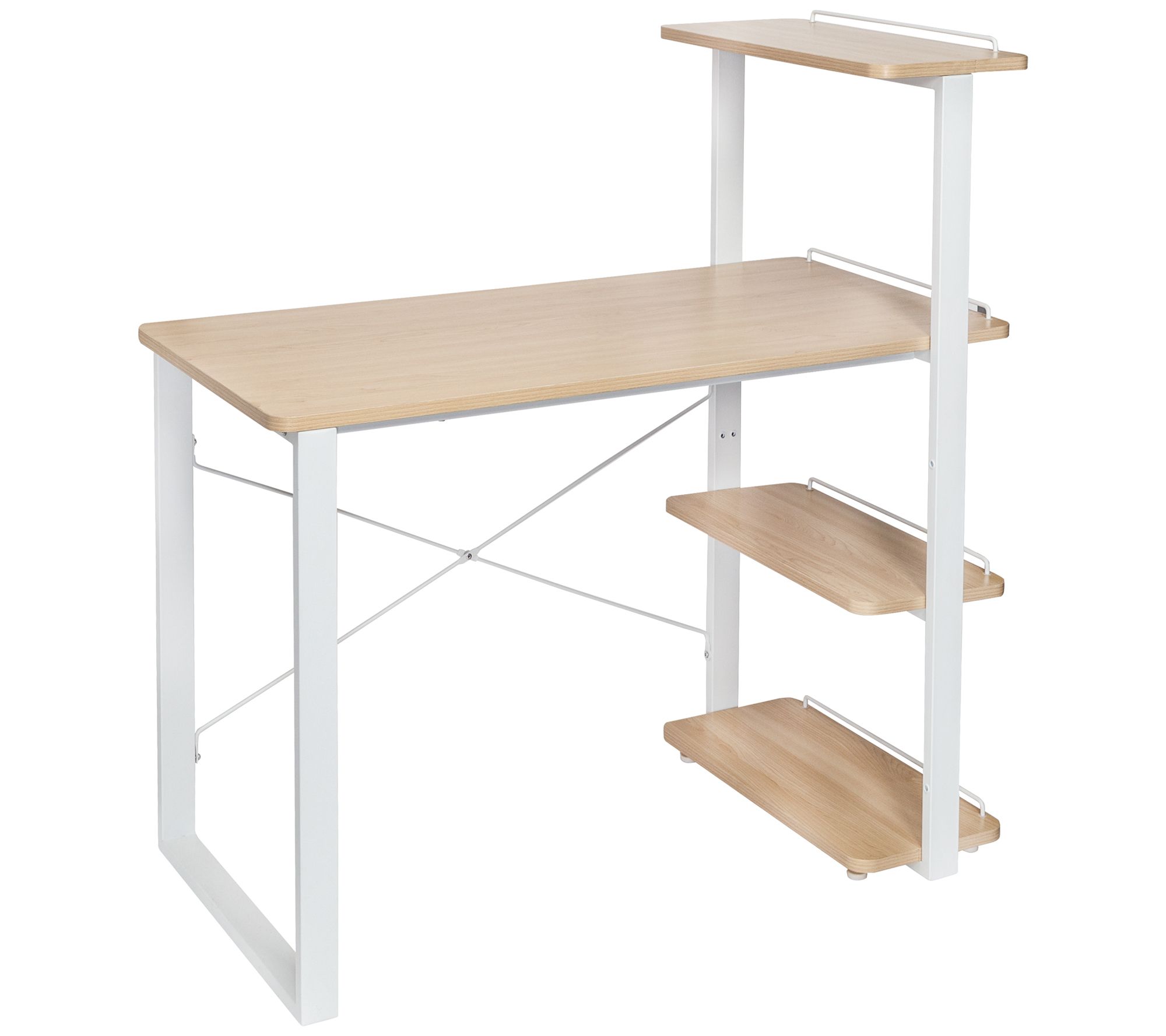 HoneyCanDo Home Office Computer Desk with She lves