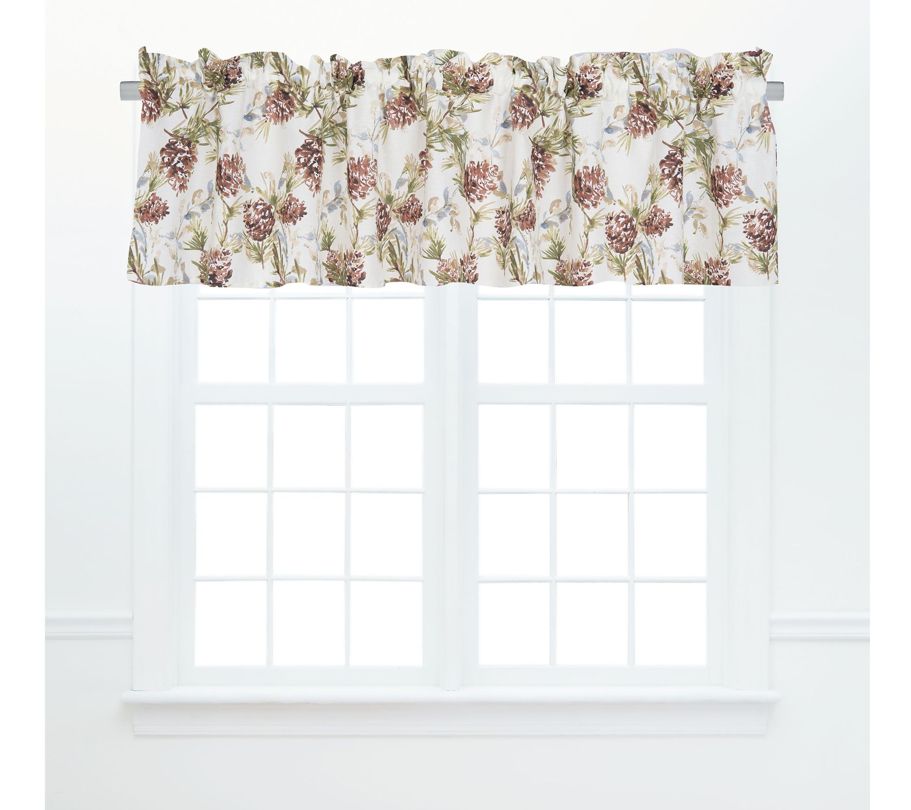 Cooper Pines Valance Window Treatment Set of 2by Valerie - QVC.com