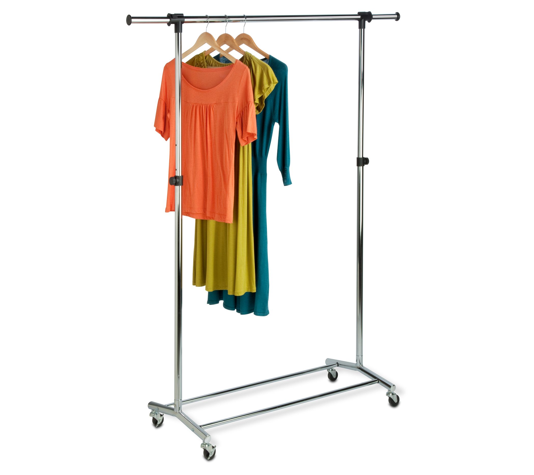 HoneyCanDo Chrome Garment Rack