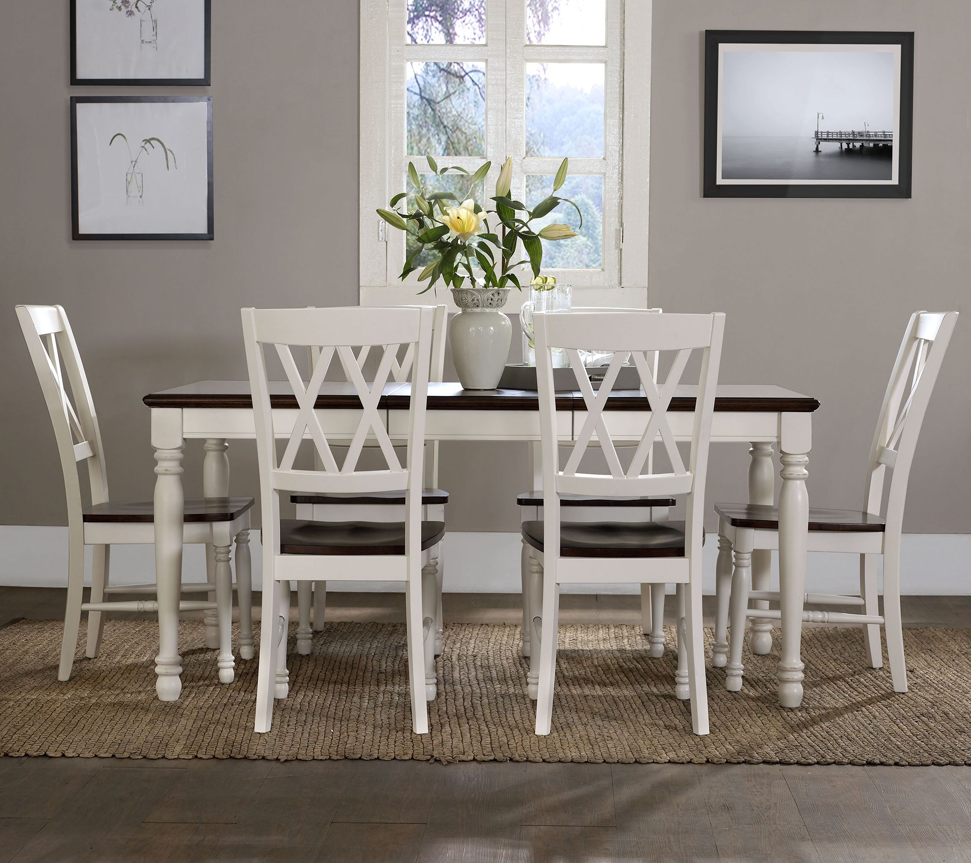 Crosley Shelby 7-Piece Dining Set - QVC.com