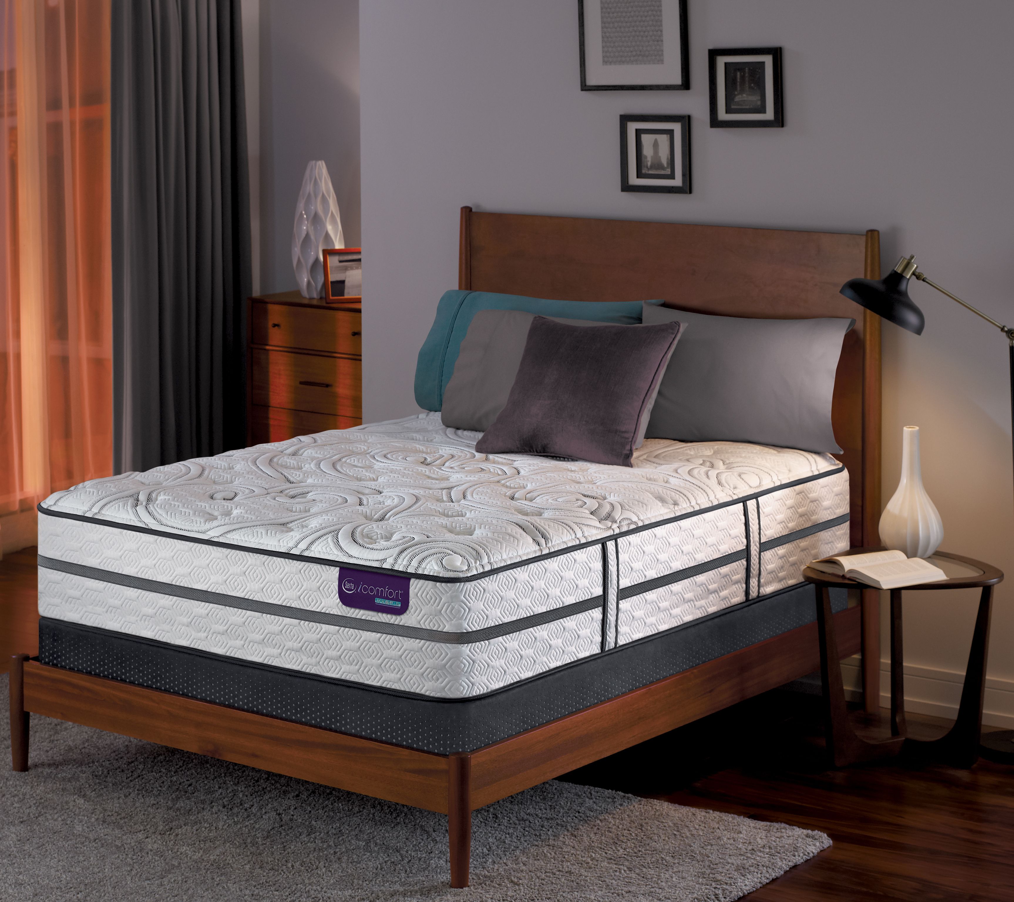 Serta iComfort Hybrid Vantage II Plush Split King Mattress Se — QVC.com