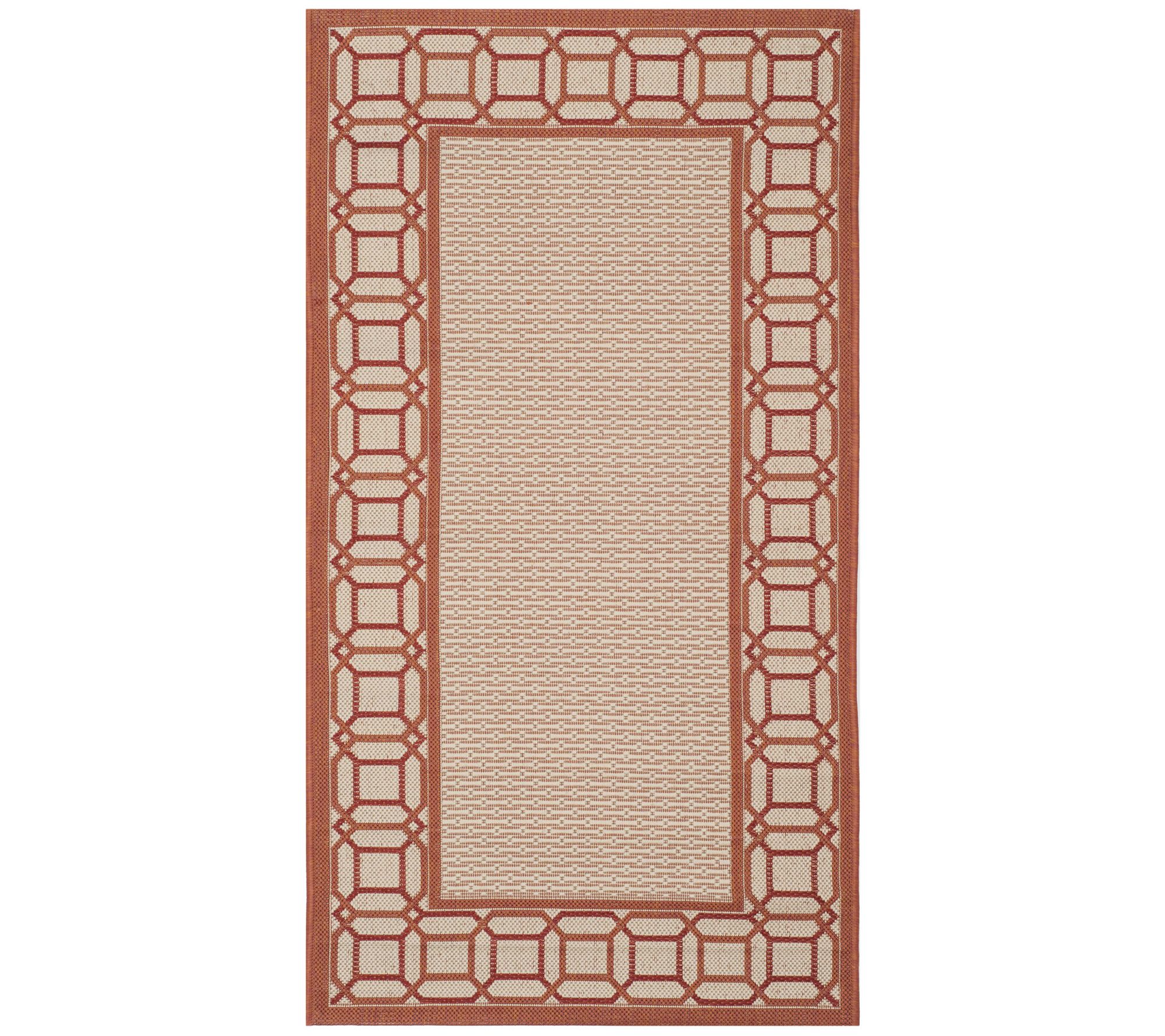 Martha Stewart Facet Border 2'7" x 5' Rug