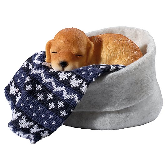 Design Toscano Labrador Sleepy Time Puppy Statue