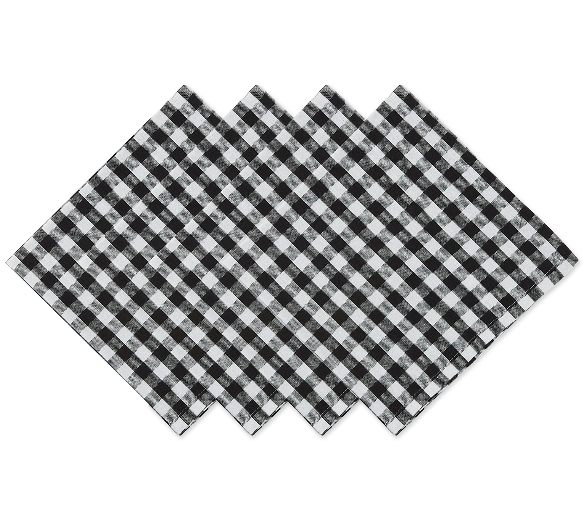 Design Imports Gingham Napkin Set of 4