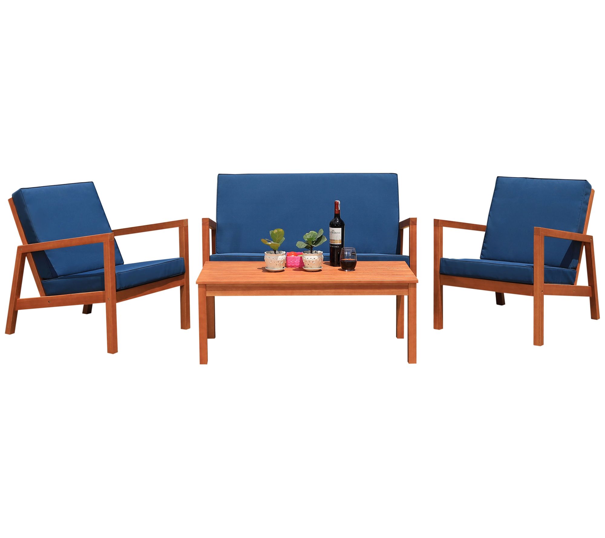 Larence 4-Pc Living Set by Safavieh