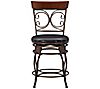 Powell Home Fashions Troughton Scroll Design Counter Stool, 1 of 7