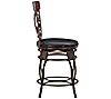 Powell Home Fashions Troughton Scroll Design Counter Stool, 2 of 7