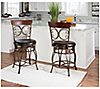 Powell Home Fashions Troughton Scroll Design Counter Stool, 4 of 7