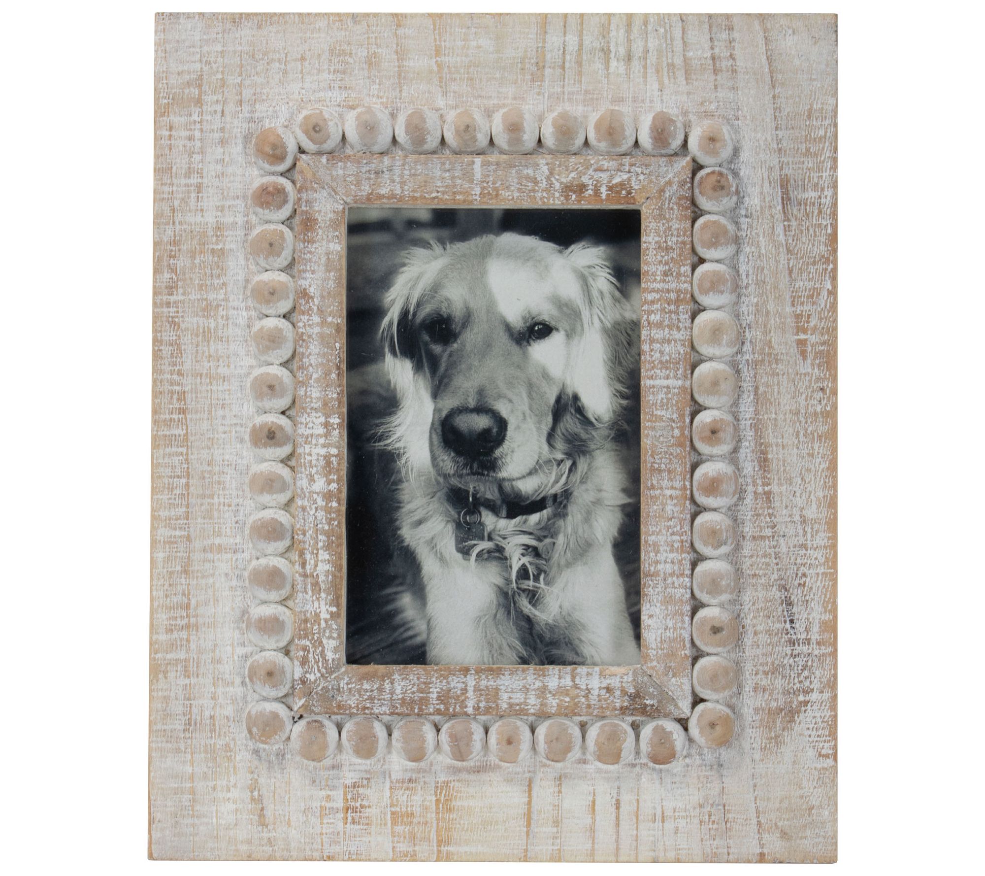 Mother of Pearl and Carved Bone Frame - 4X6 - Purpose Jewelry