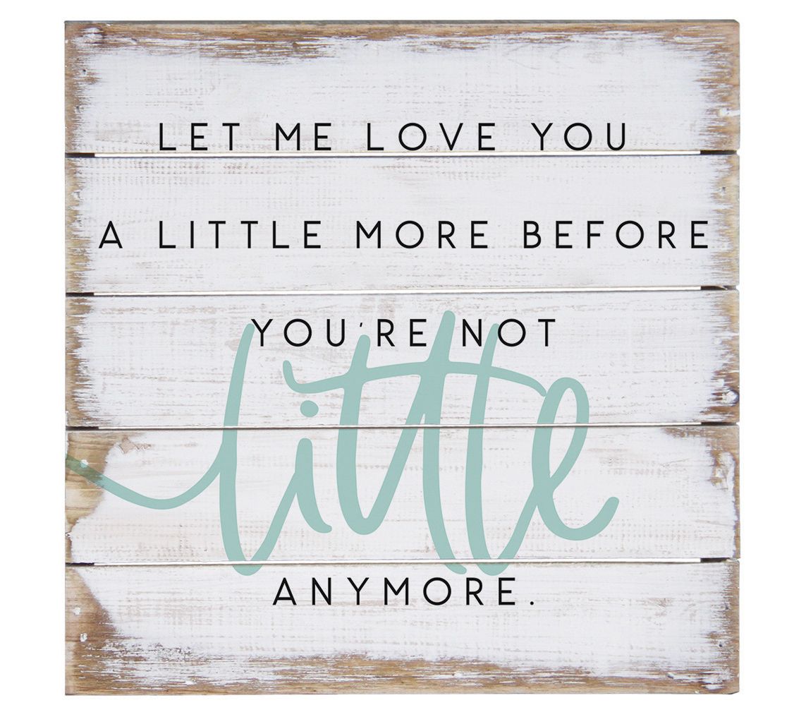 Sincere Surroundings 8" Love Little More PalletPetite