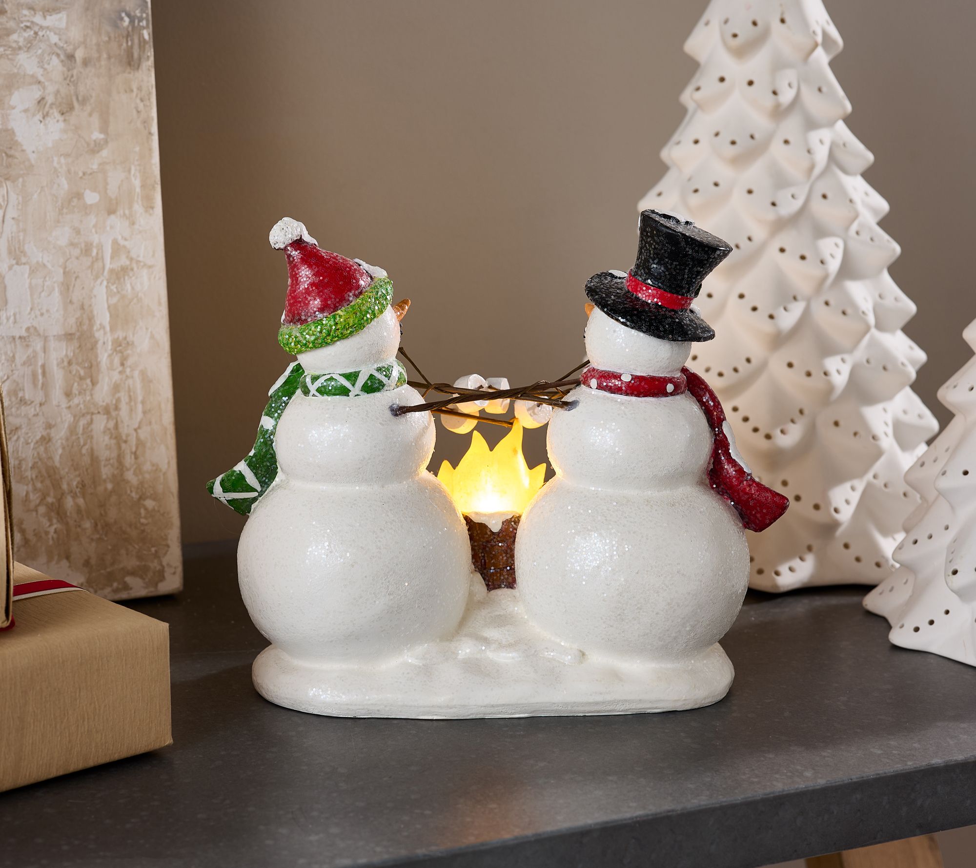 1 Box DIY 10 Pairs Christmas Themed Handcraft Snowman Earrings
