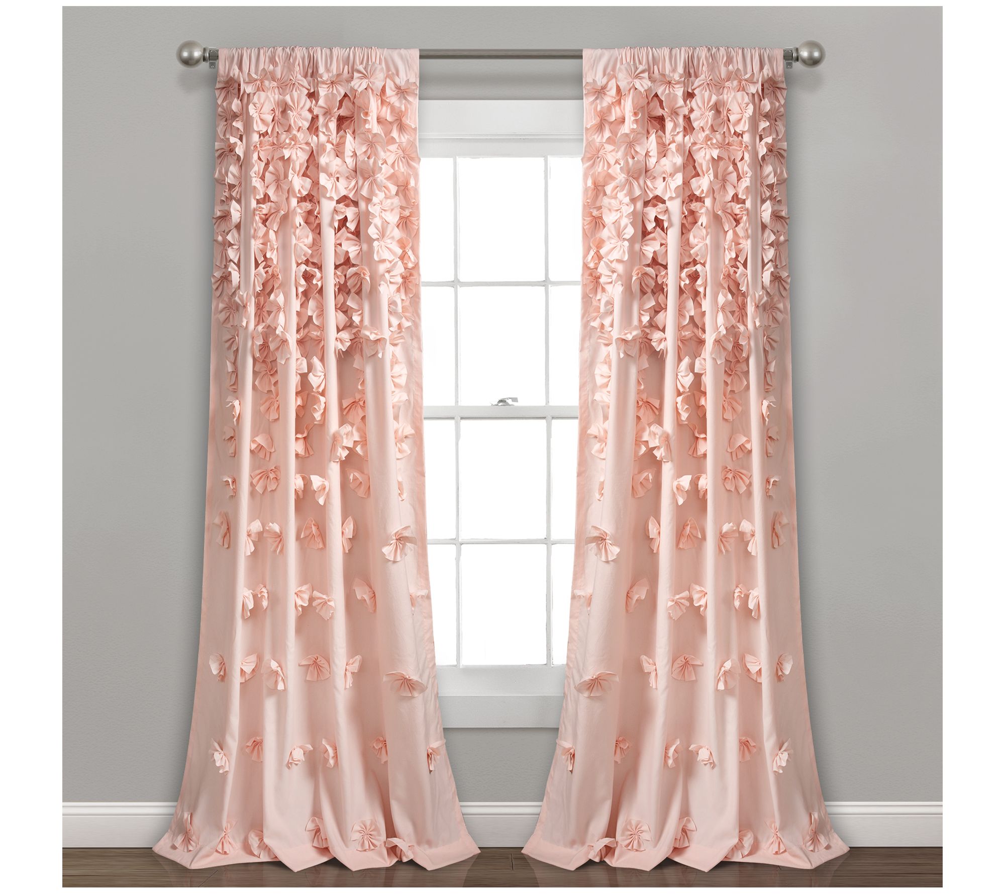 Riley Window Curtain Panel Single 54X108 by Lus h Decor