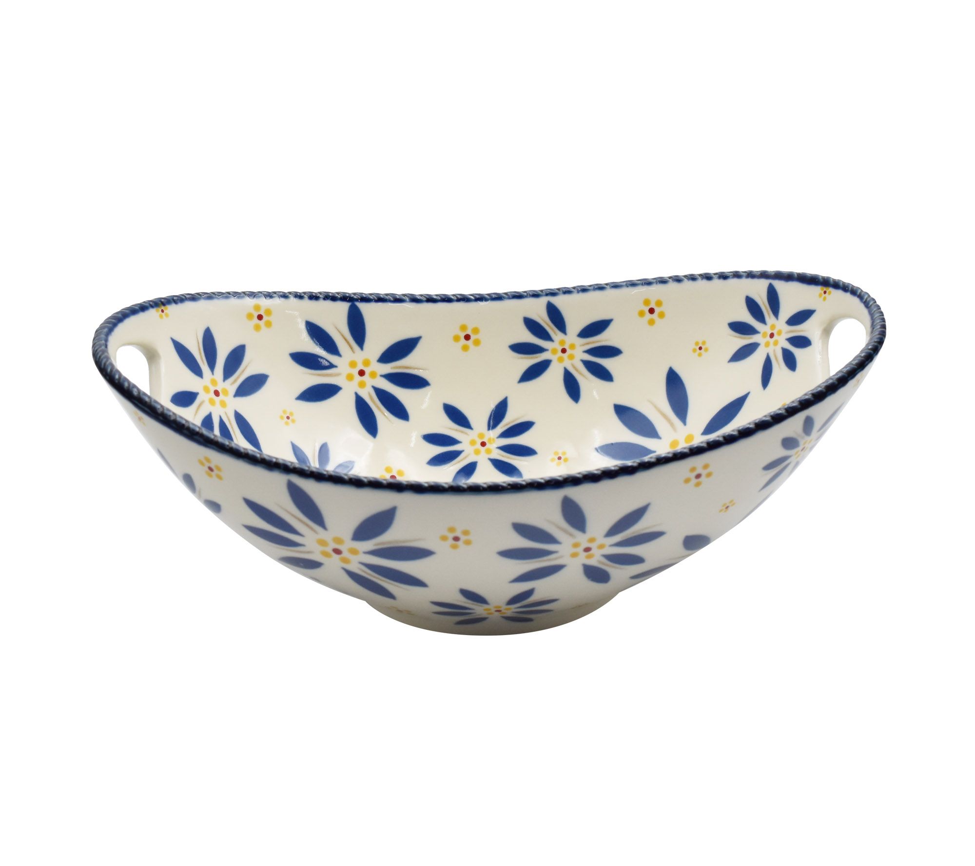 Temp-tations Old World 2-qt Serving Bowl with Handles