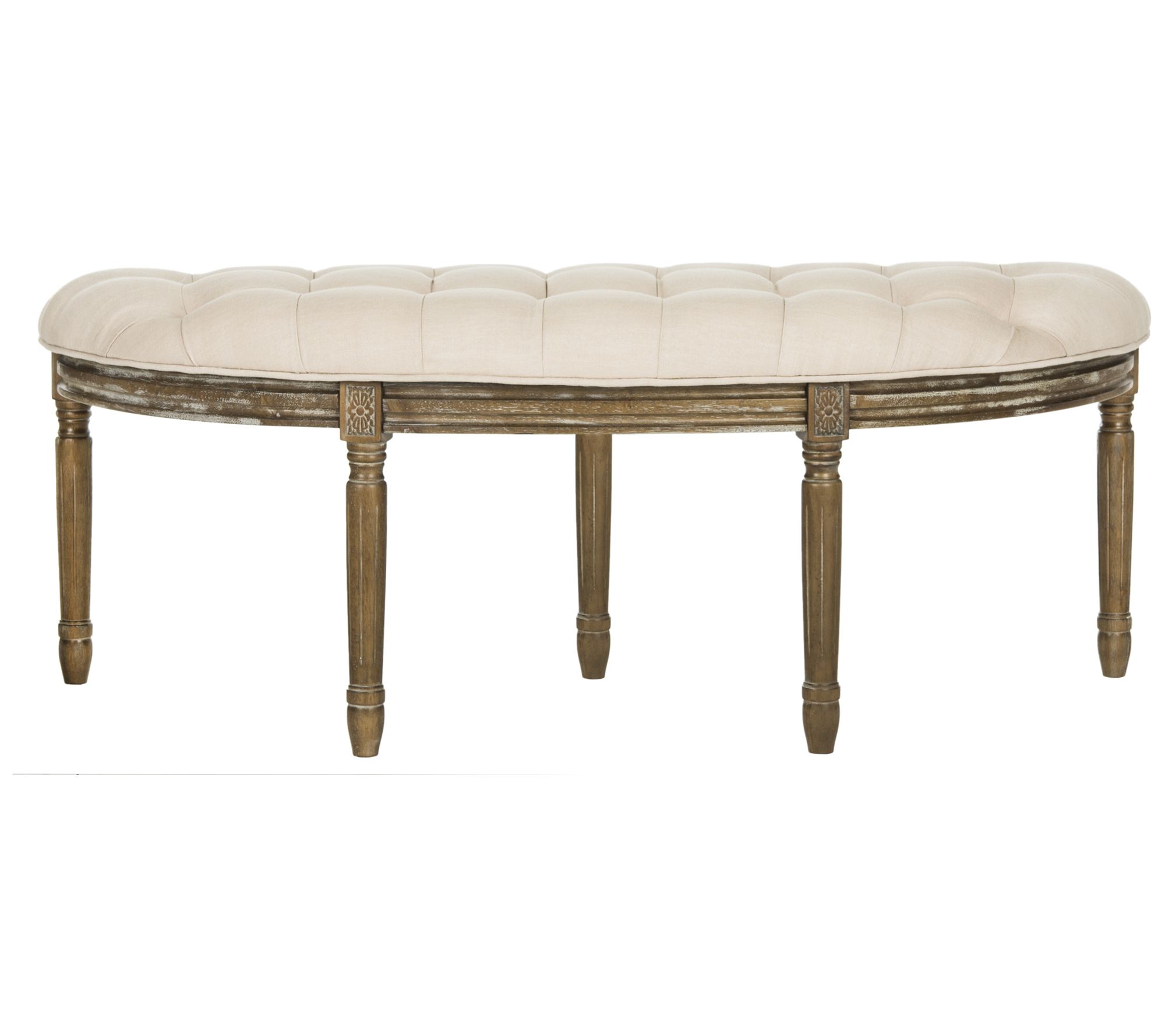 Abilene Rustic Semi Circle Bench by Valerie