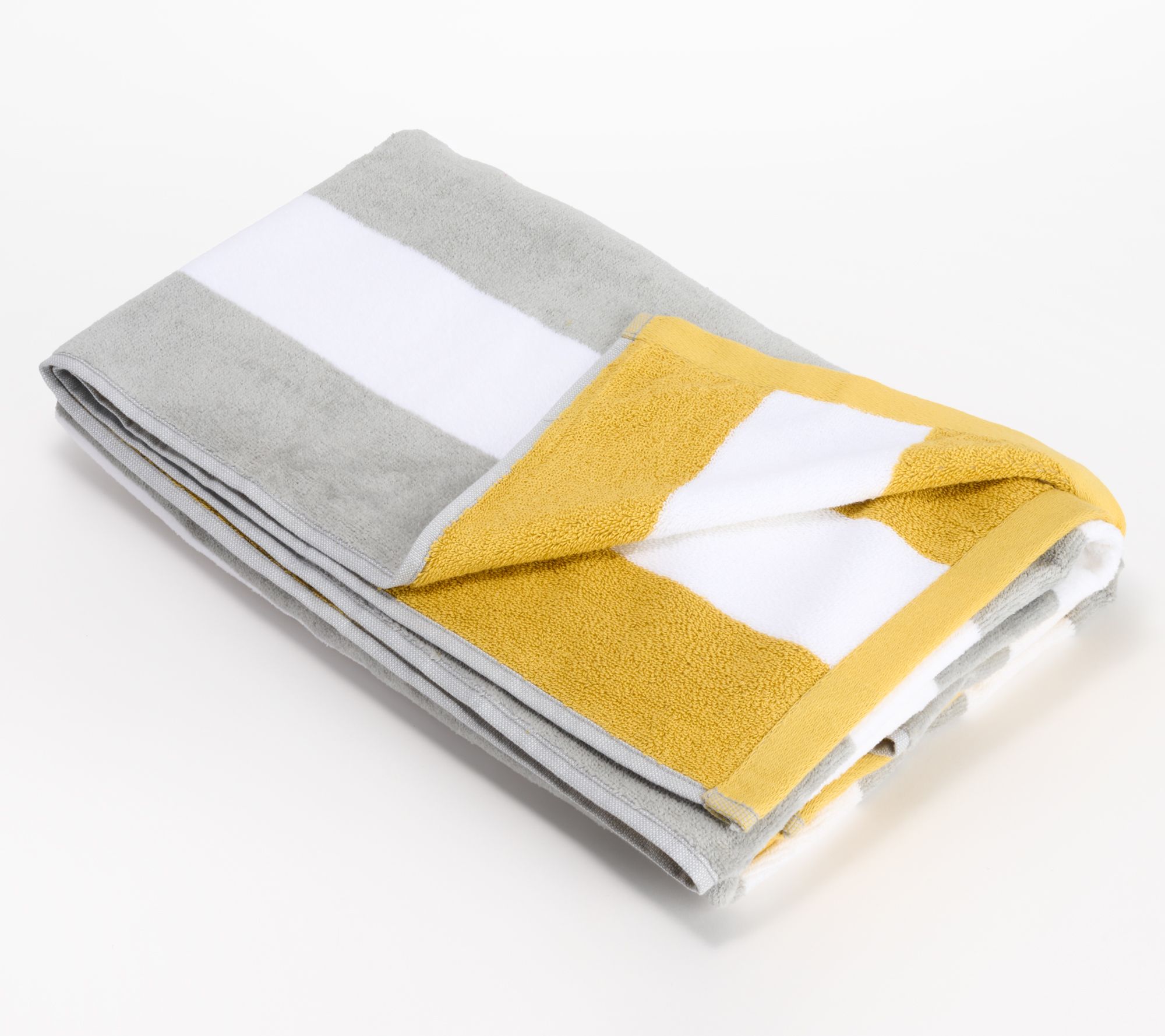 Home Reflections Reversible Cabana Stripe Beach Towel